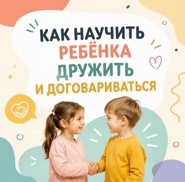 Как научить ребёнка дружить и договариваться