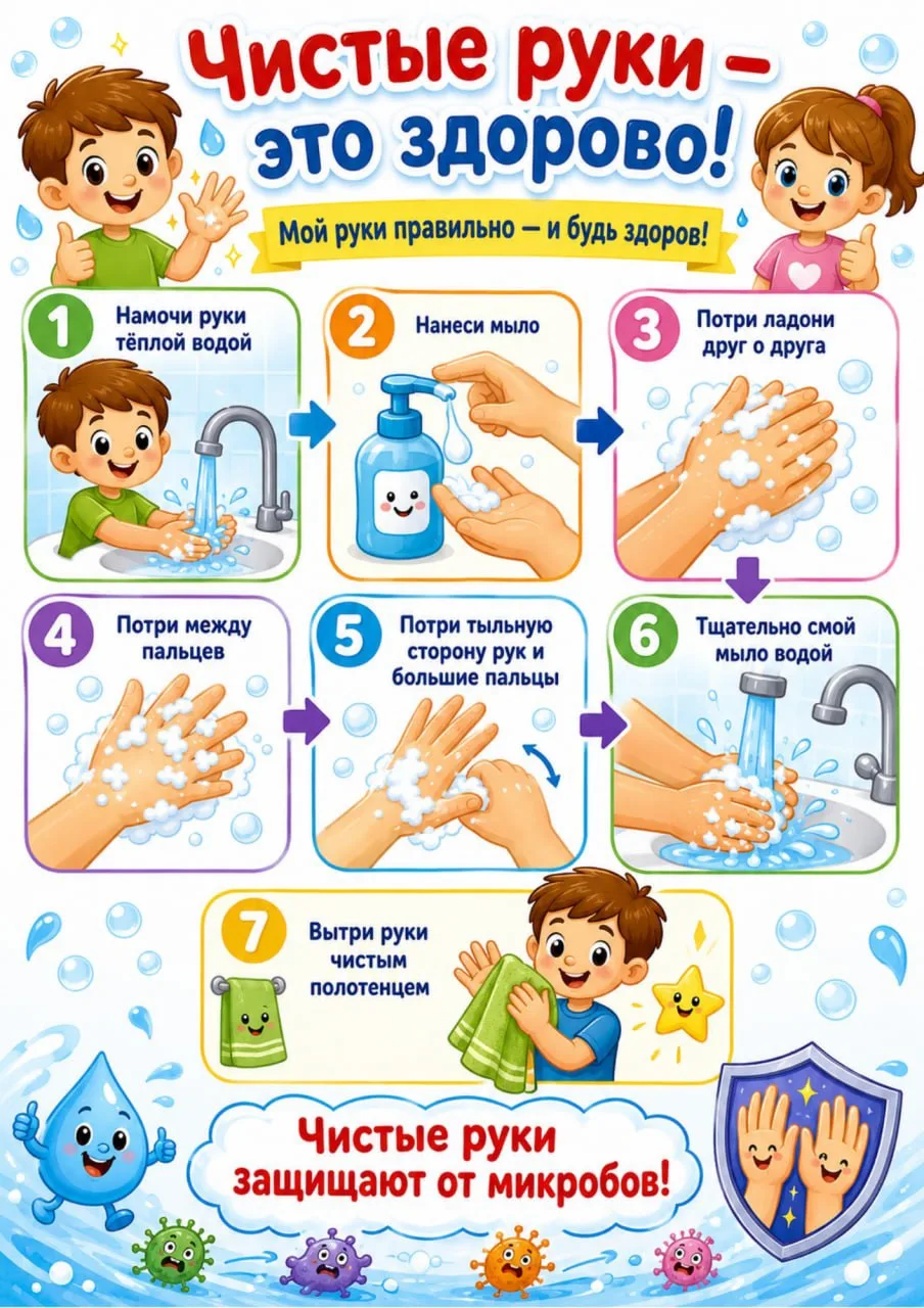 🧼 Чистые руки — это здорово! ✨