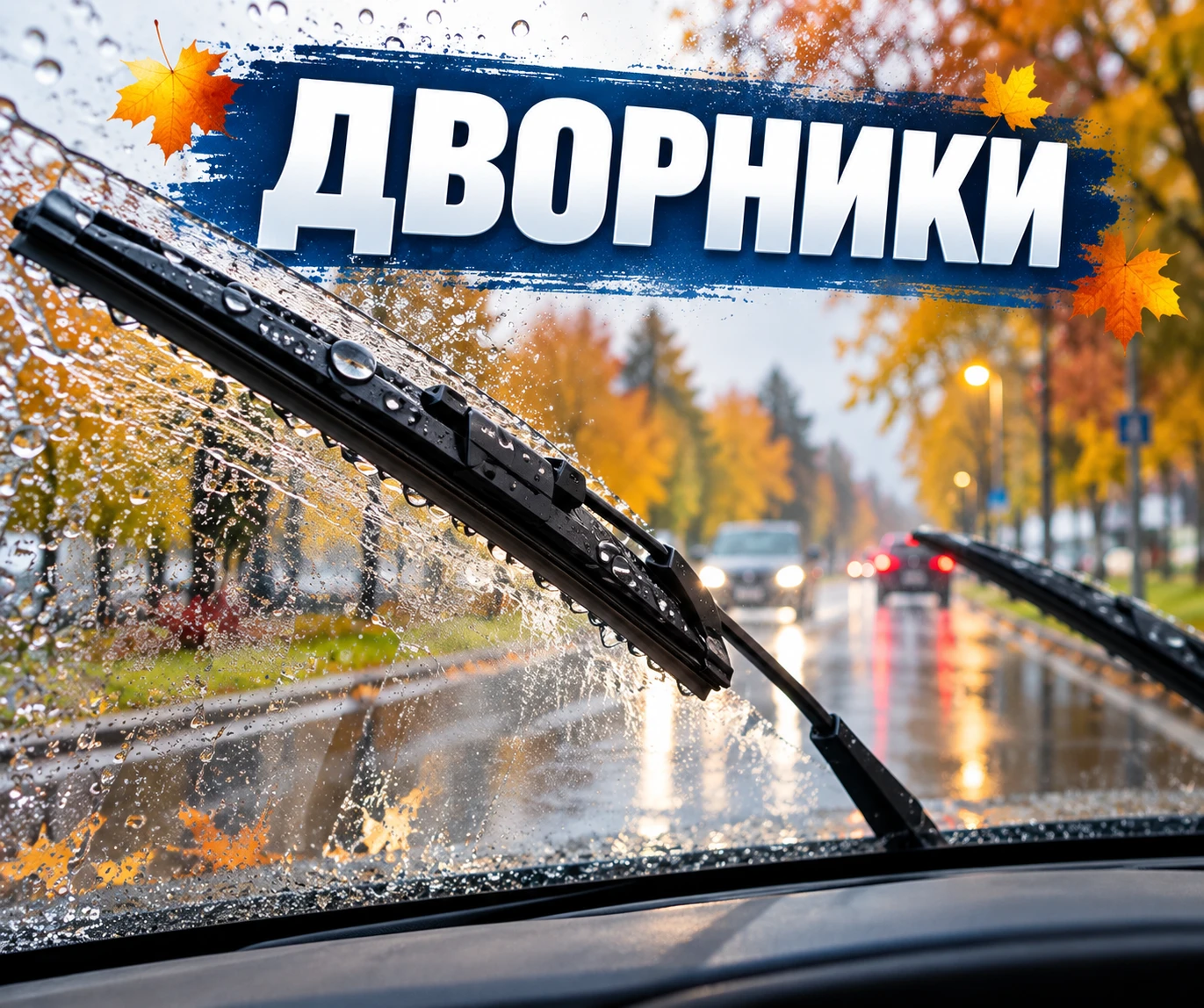 🌧️ Как подготовить дворники к осенним дождям?
