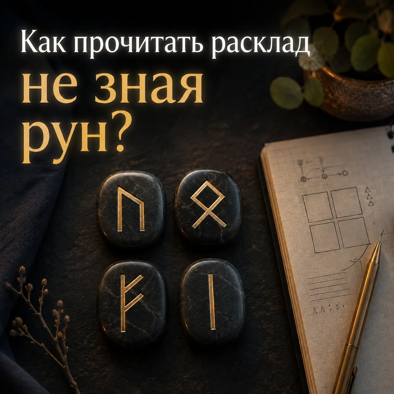 Может ли человек, который вообще не знает руны, самостоятельно прочитать диагностически...