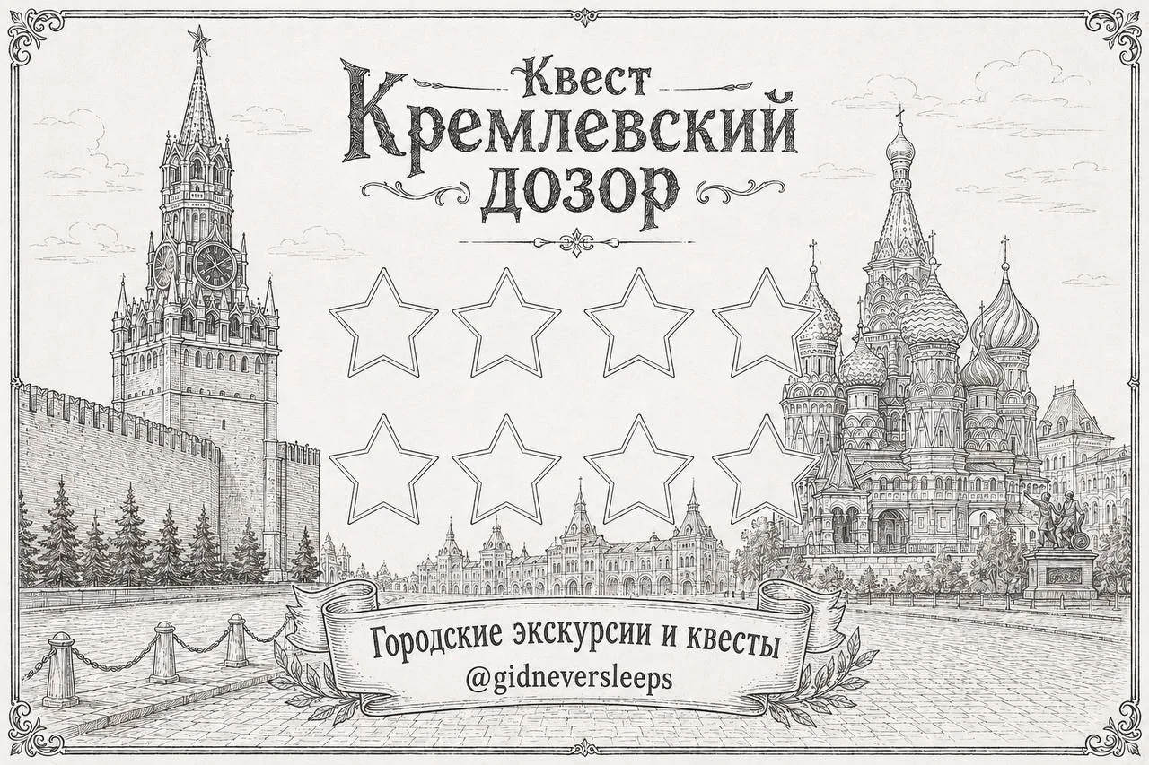 🕵️‍♂️ Как показать детям Кремль так, чтобы они не вздыхали от скуки?

Классические экскурсии с беск