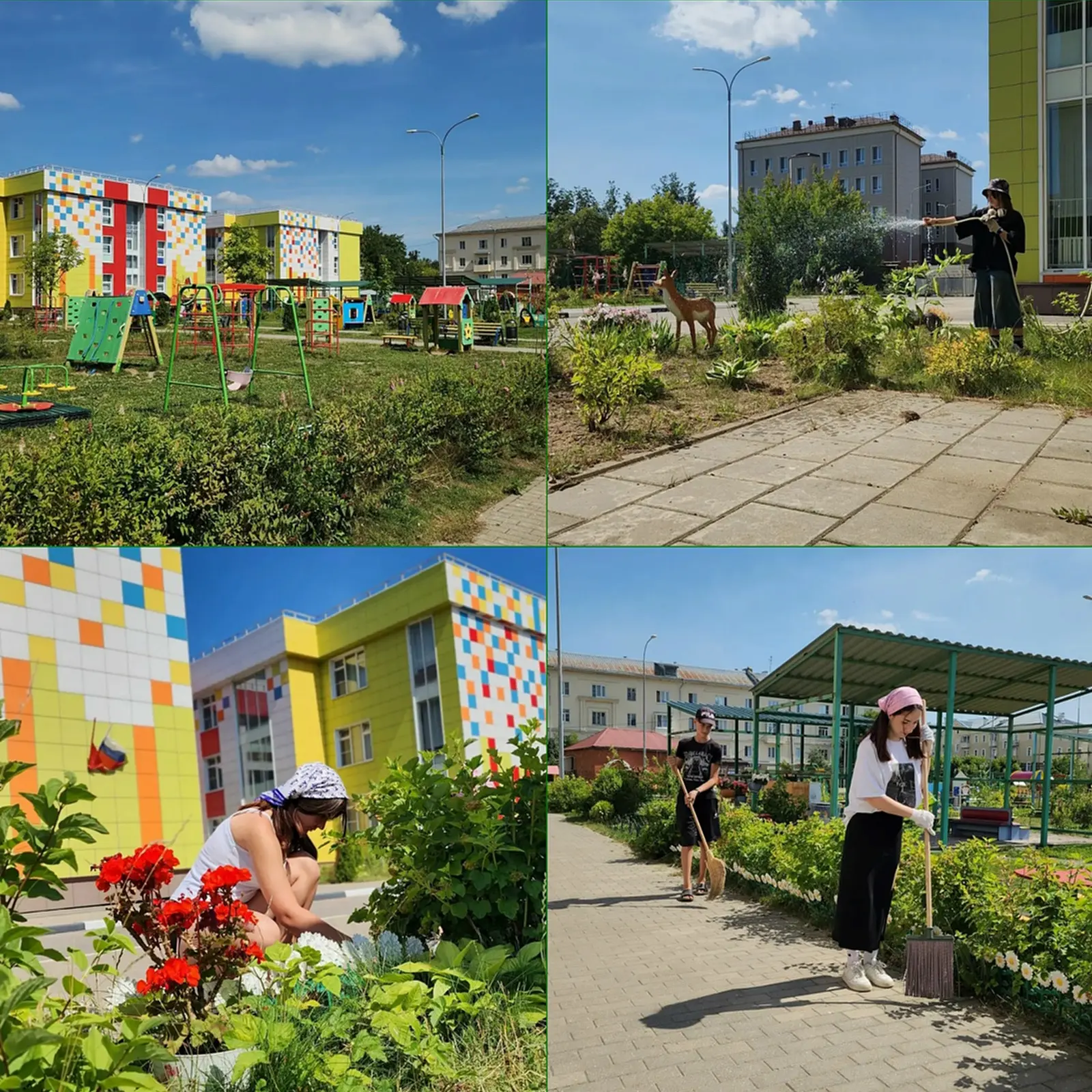 ☀ Школьники Лосино-Петровского преображают свой округ!