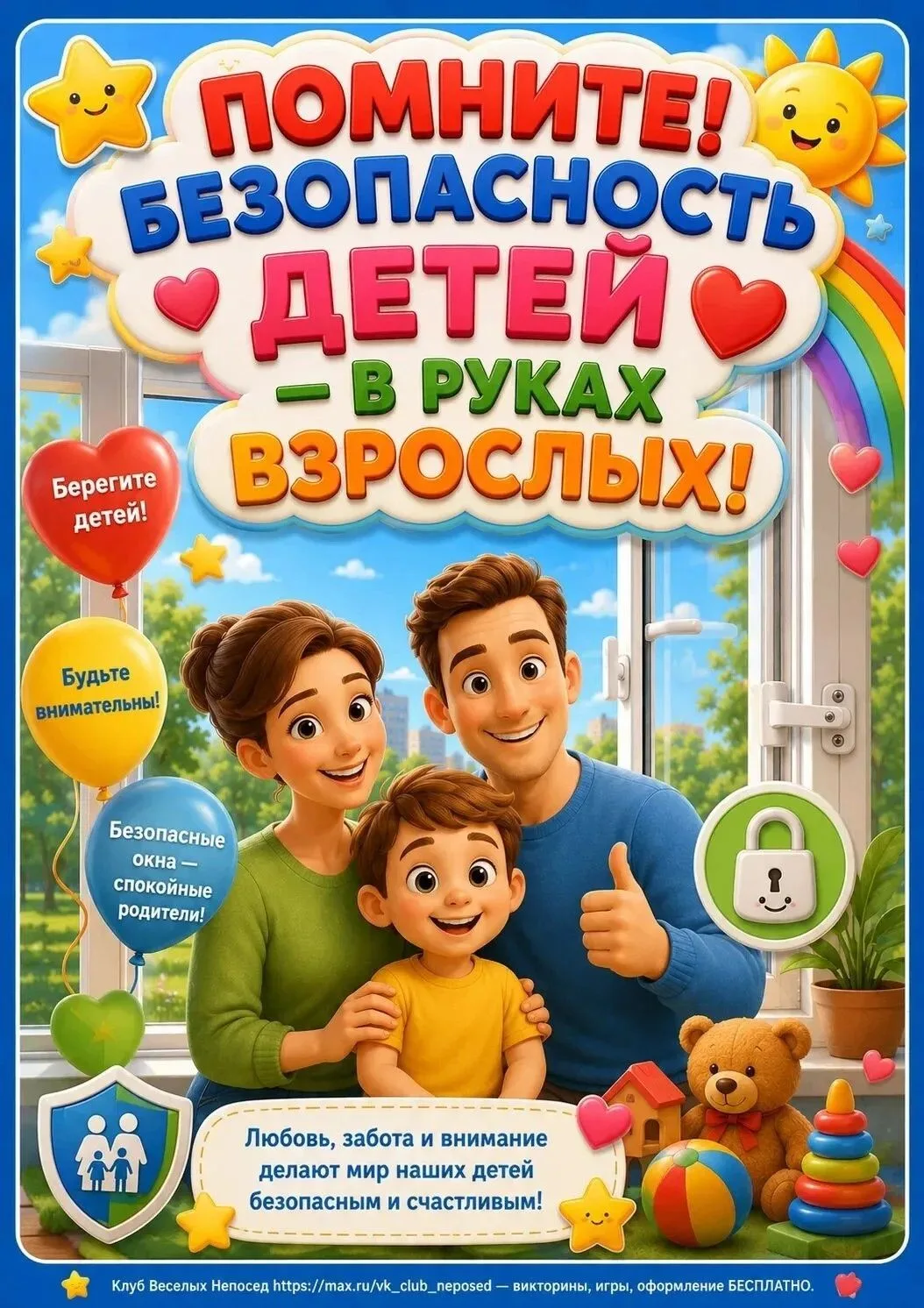 Безопасность детей - в руках взрослых