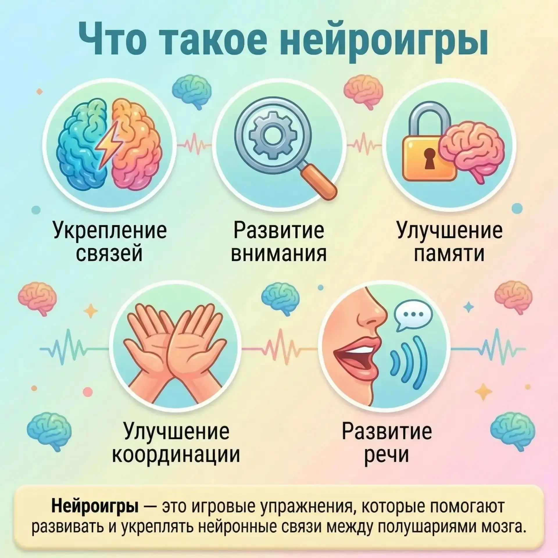 🌈 Что такое нейроигры для детей дошкольного возраста? 🌈