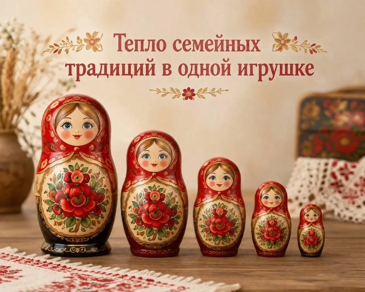 🪆 Как родился символ России

Матрёшка появилась в России в конце 19 века и быстро стала одним из са