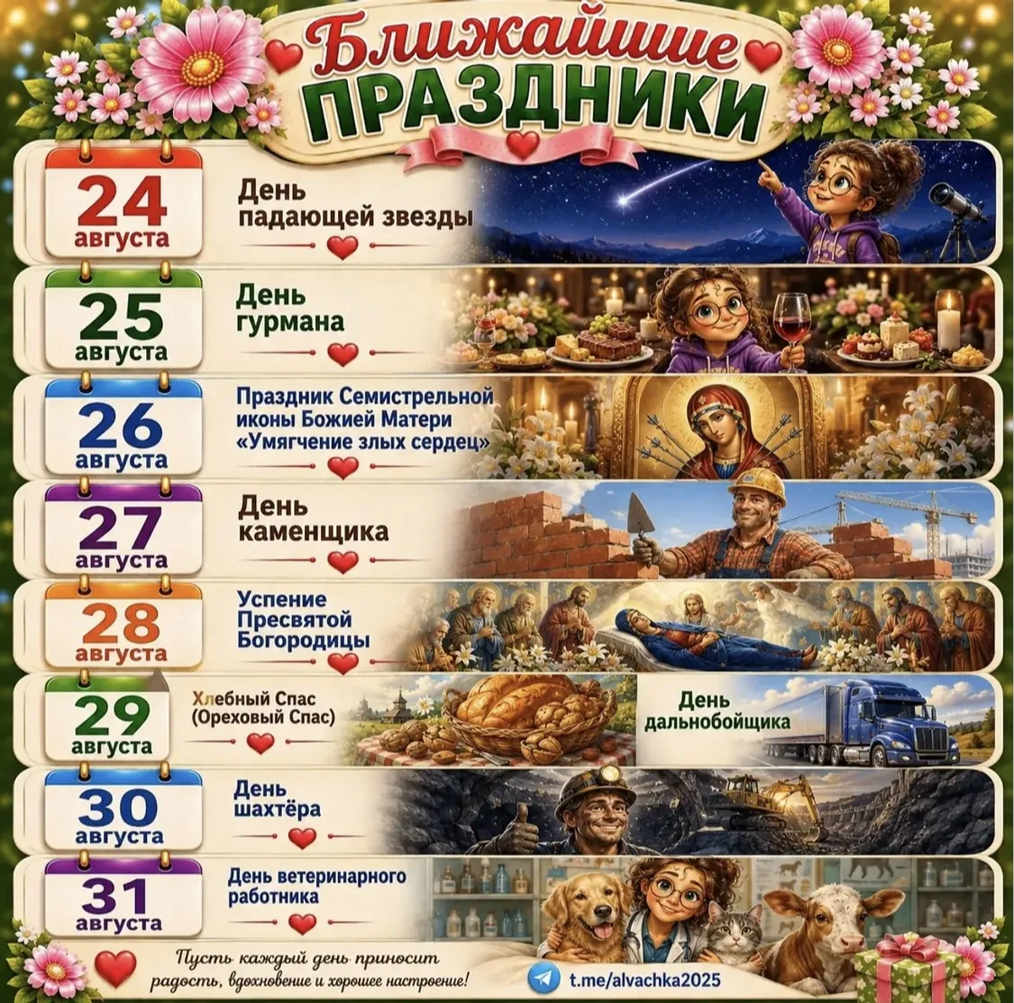 ✨ Встречаем новую праздничную неделю! 🎉