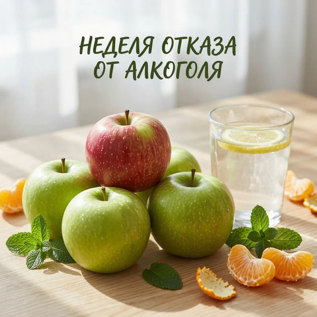 Неделя отказа от алкоголя.