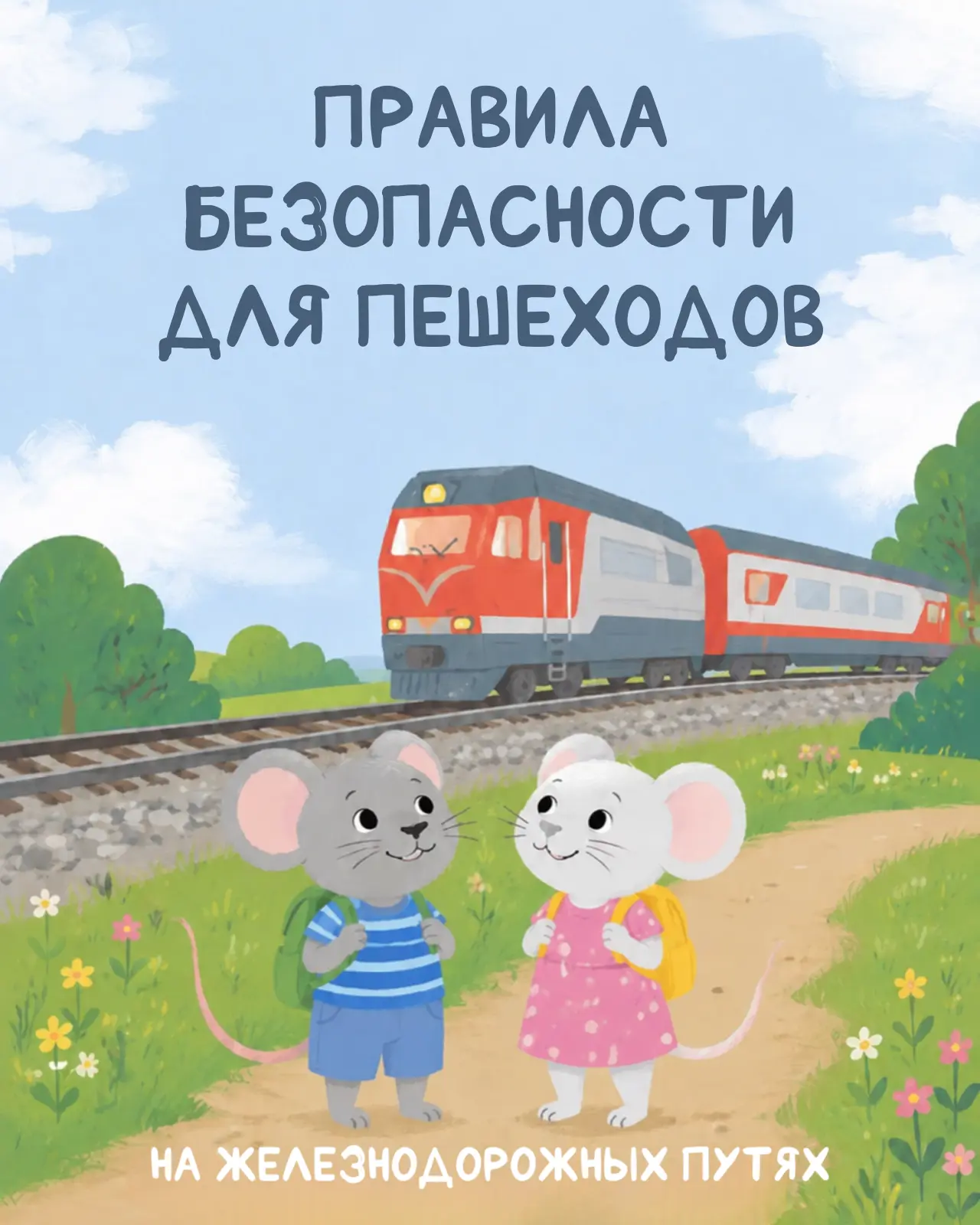 Осторожно, поезд!
⁣
Железнодорожные пути всегда были и остаются зоной повышенной опасности. Каждый г