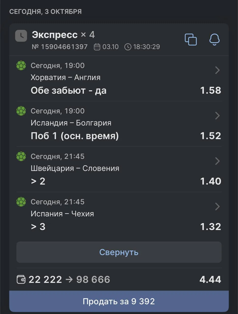 Вы чё сегодня ставите на Лигу Наций?