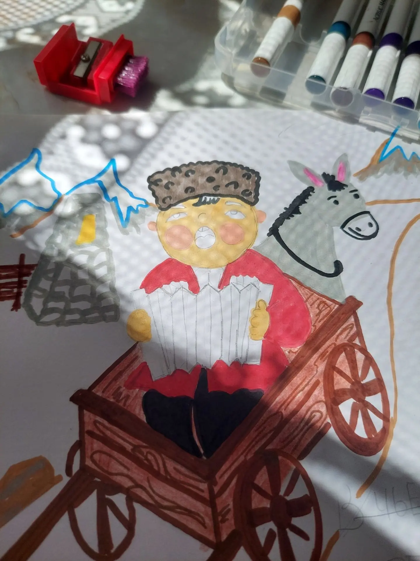 🌞 МЕЧТЫ СБЫВАЮТСЯ: рисунок воспитателя - наставника Козаевой Ирины Владимировны поехал...