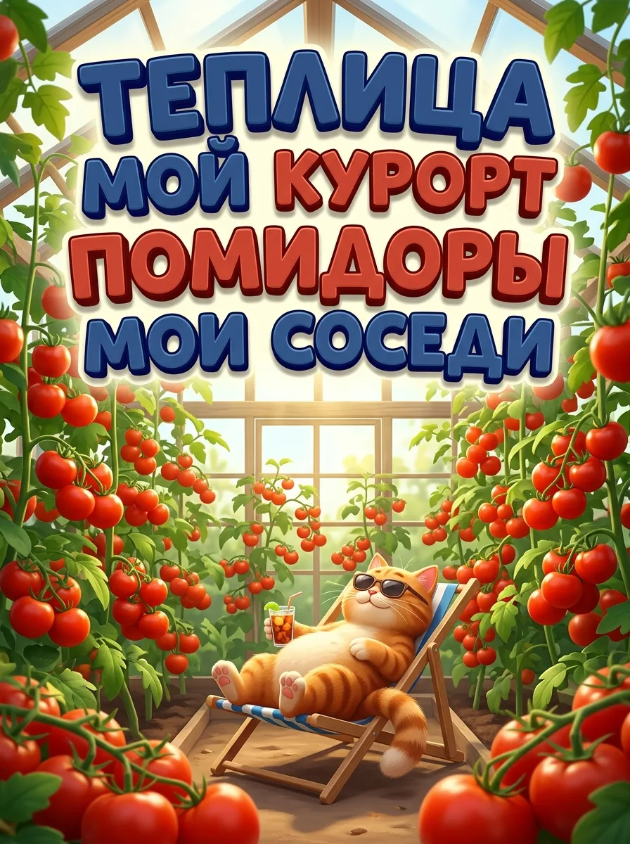 Тепло, тихо, помидорами пахнет — какой ещё юг нужен? Перешлите той, у кого отпуск тоже ...