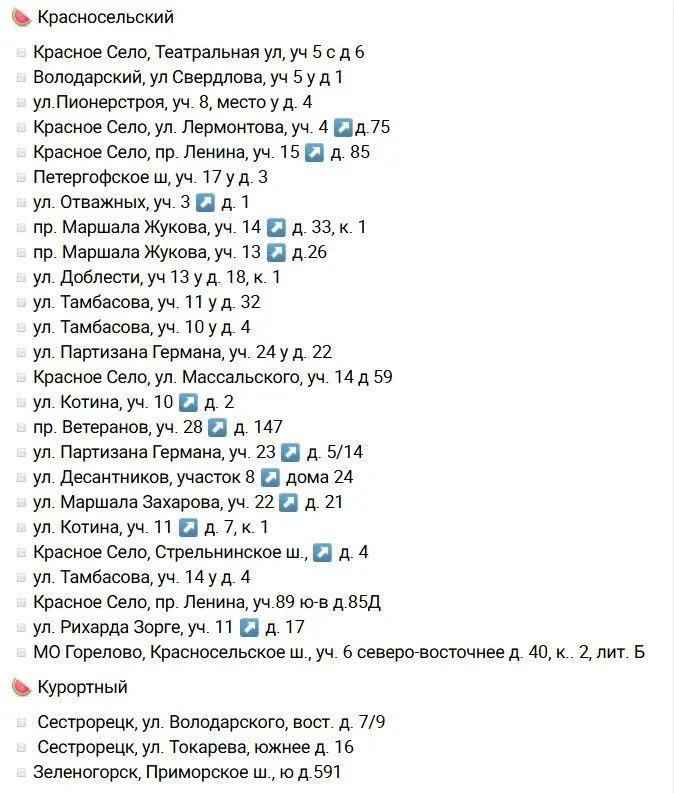 🍉 86 точек продажи арбузов откроют в Петербурге

С 1 августа в Петербурге стартует сезон продажи ар