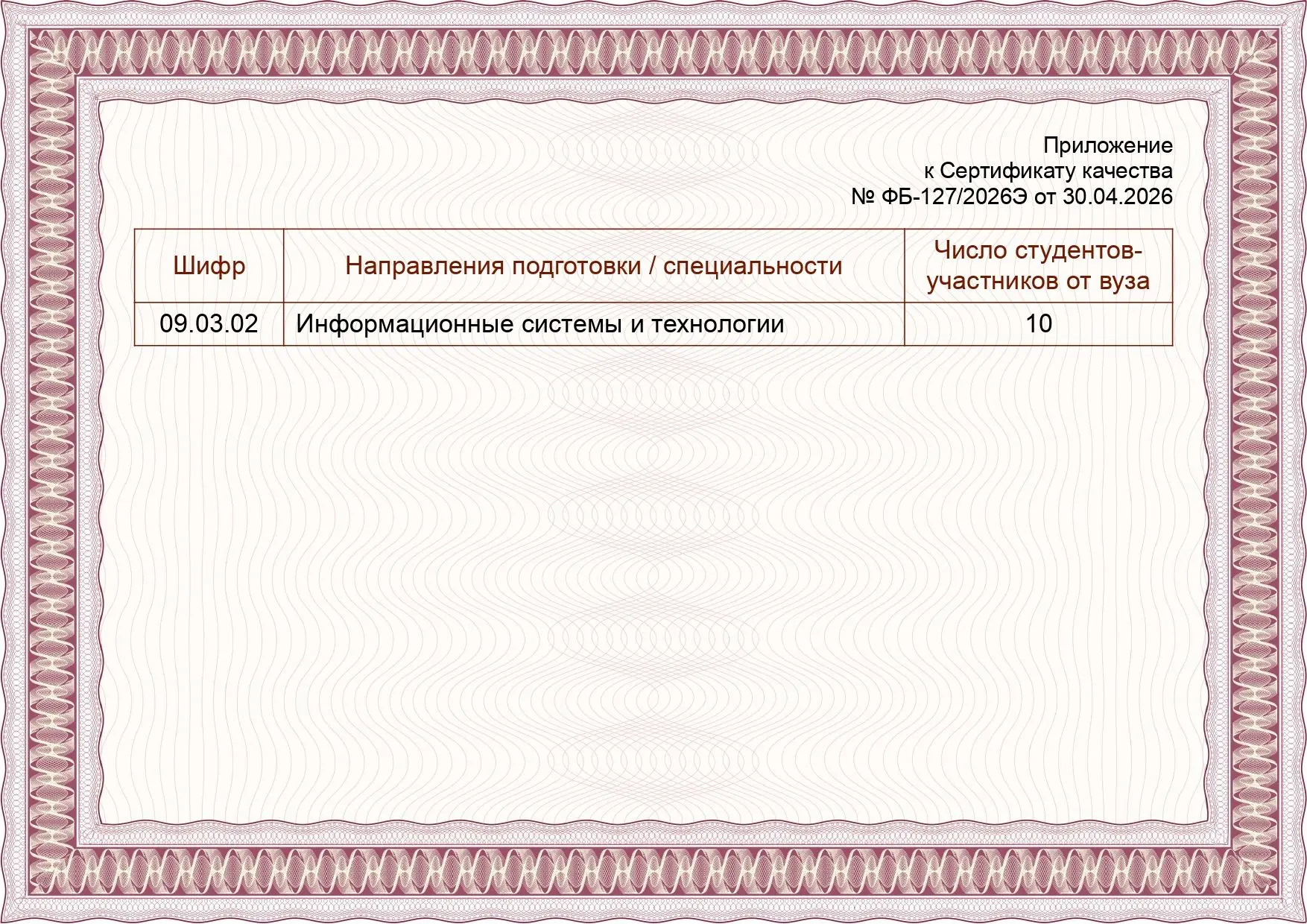 📄 Высокое качество подготовки выпускников ОмГУПСа подтверждено сертификатом качества  Омский государ
