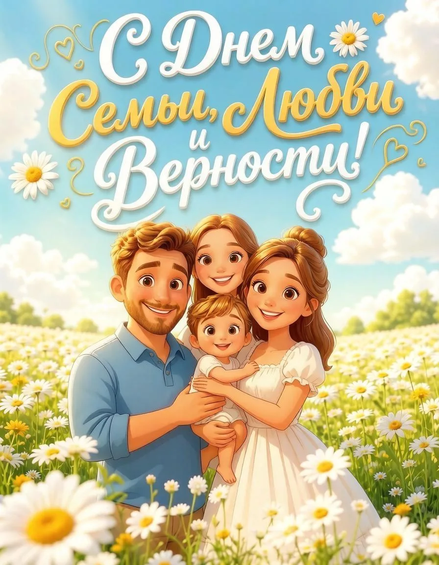 ✨Счастье там, где любят и ждут💖

🗓Сегодня, 8 июля, мы отмечаем самый светлый и тёплый праздник — Д