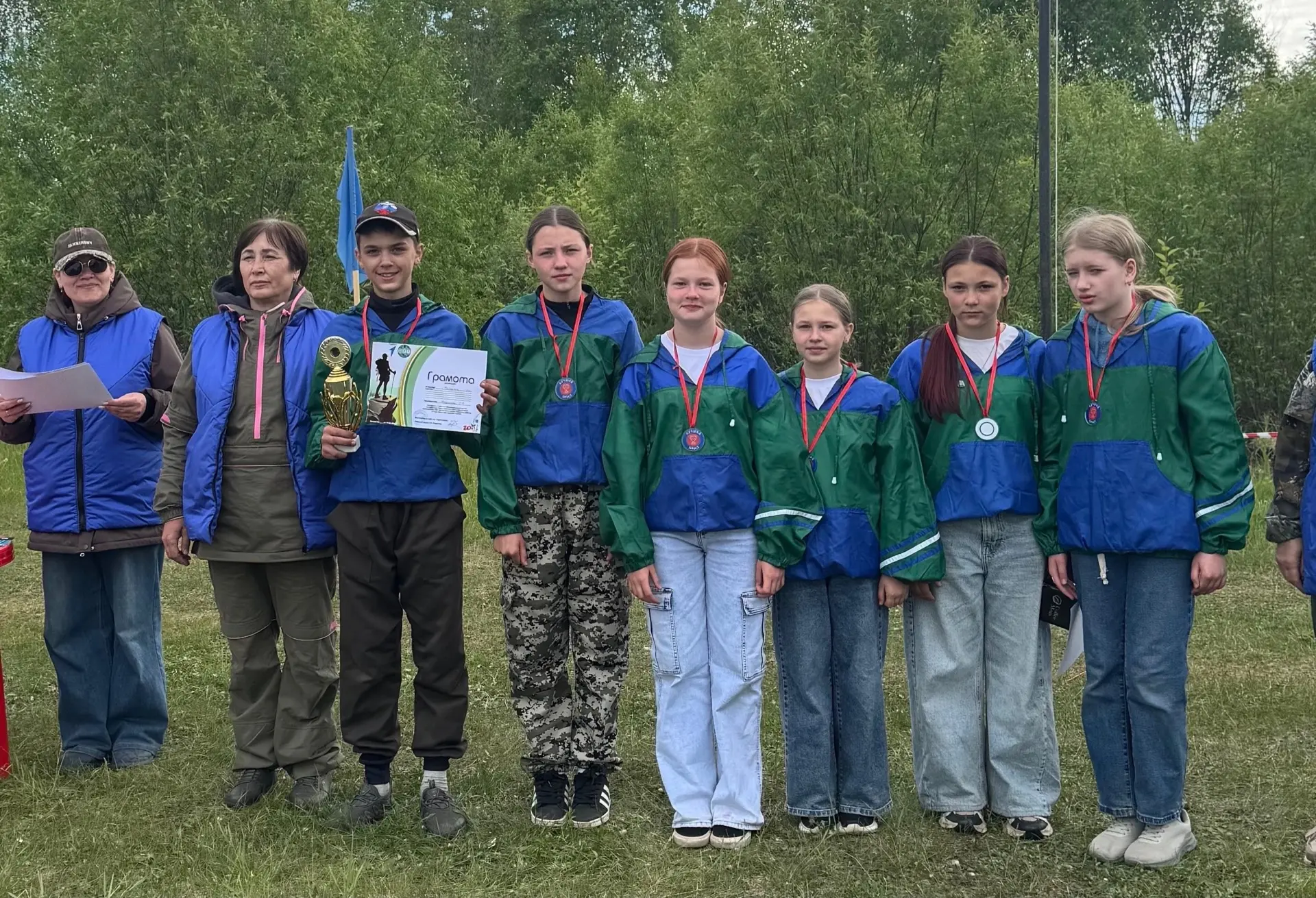 🏕️19 июня, завершился районный туристический слёт школьников, посвящённый Году единства народов Рос