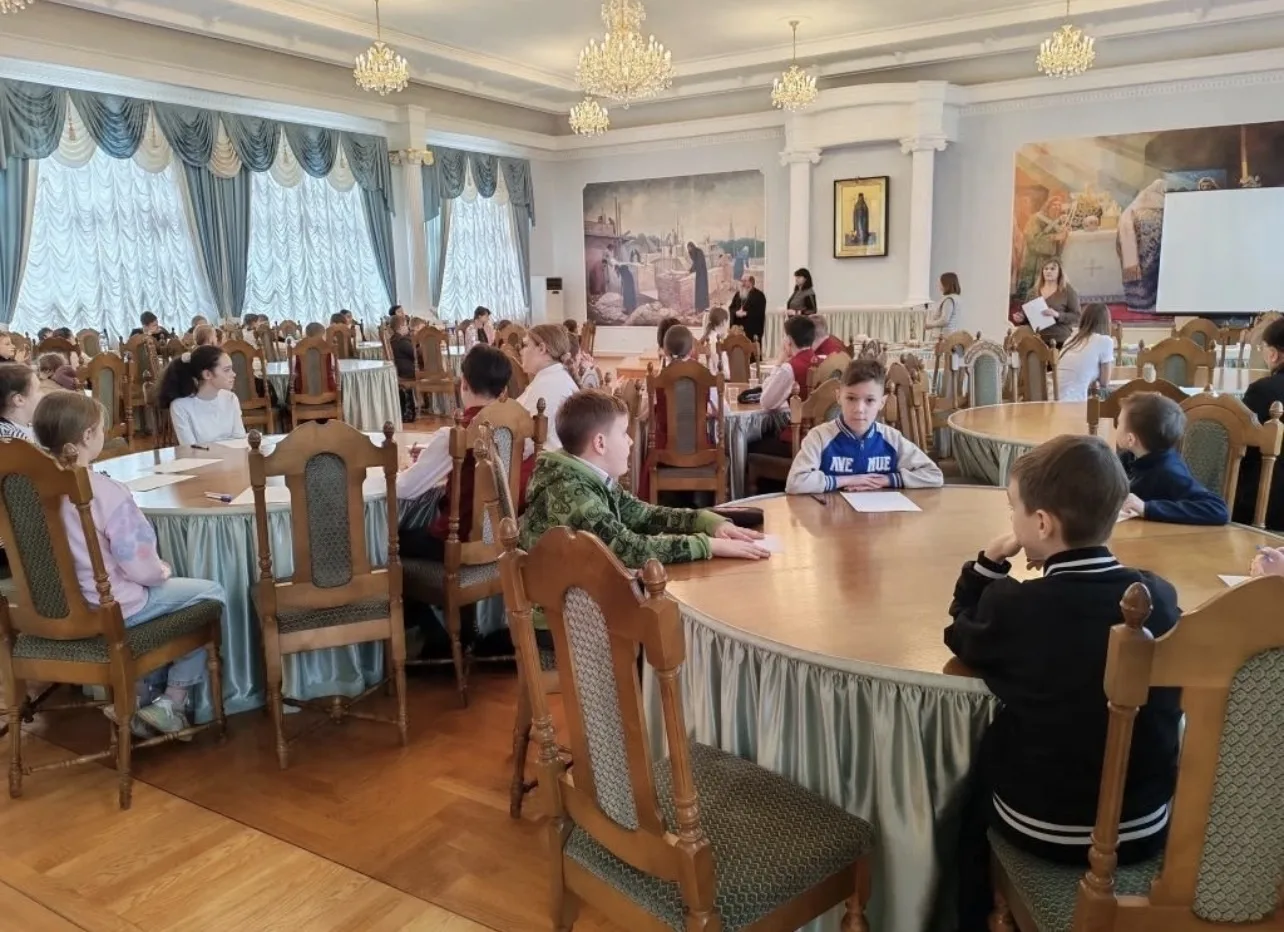 Духовно развиваемся и участвуем в тематических олимпиадах...  ✅Сегодня в Питиримовском зале Тамбовск