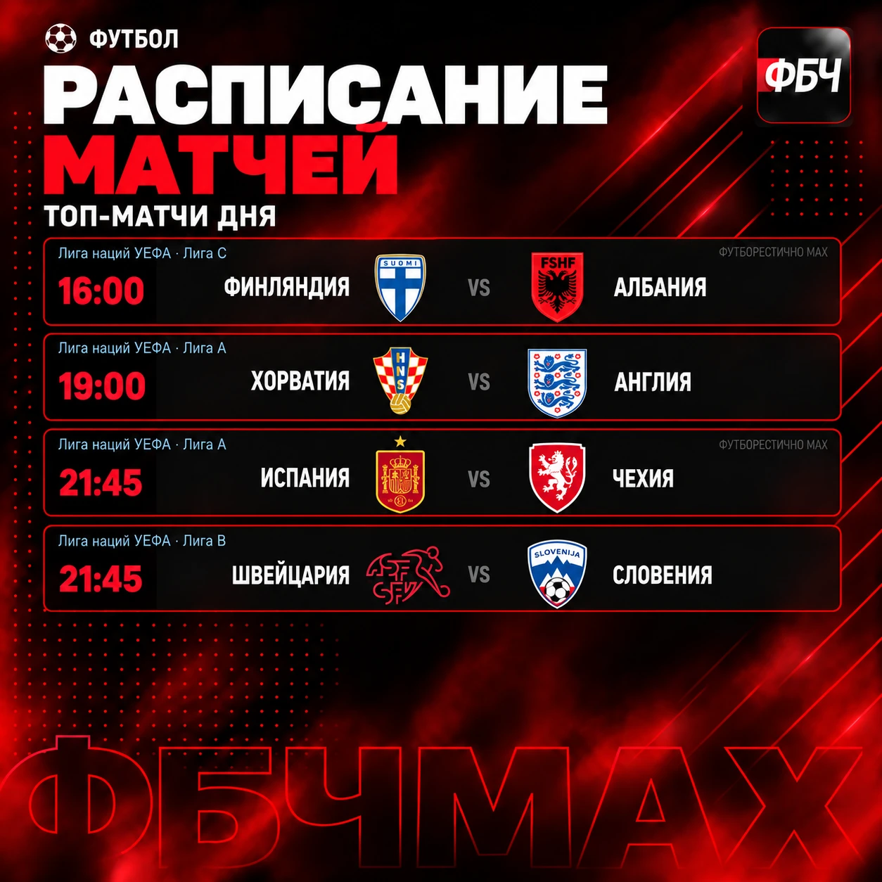 ⚽ ВЕЧЕР ЛИГИ НАЦИЙ