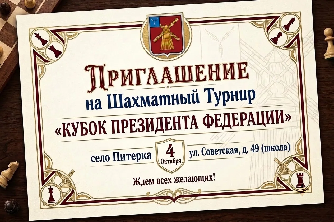 ♟️ Питерка принимает областной шахматный турнир