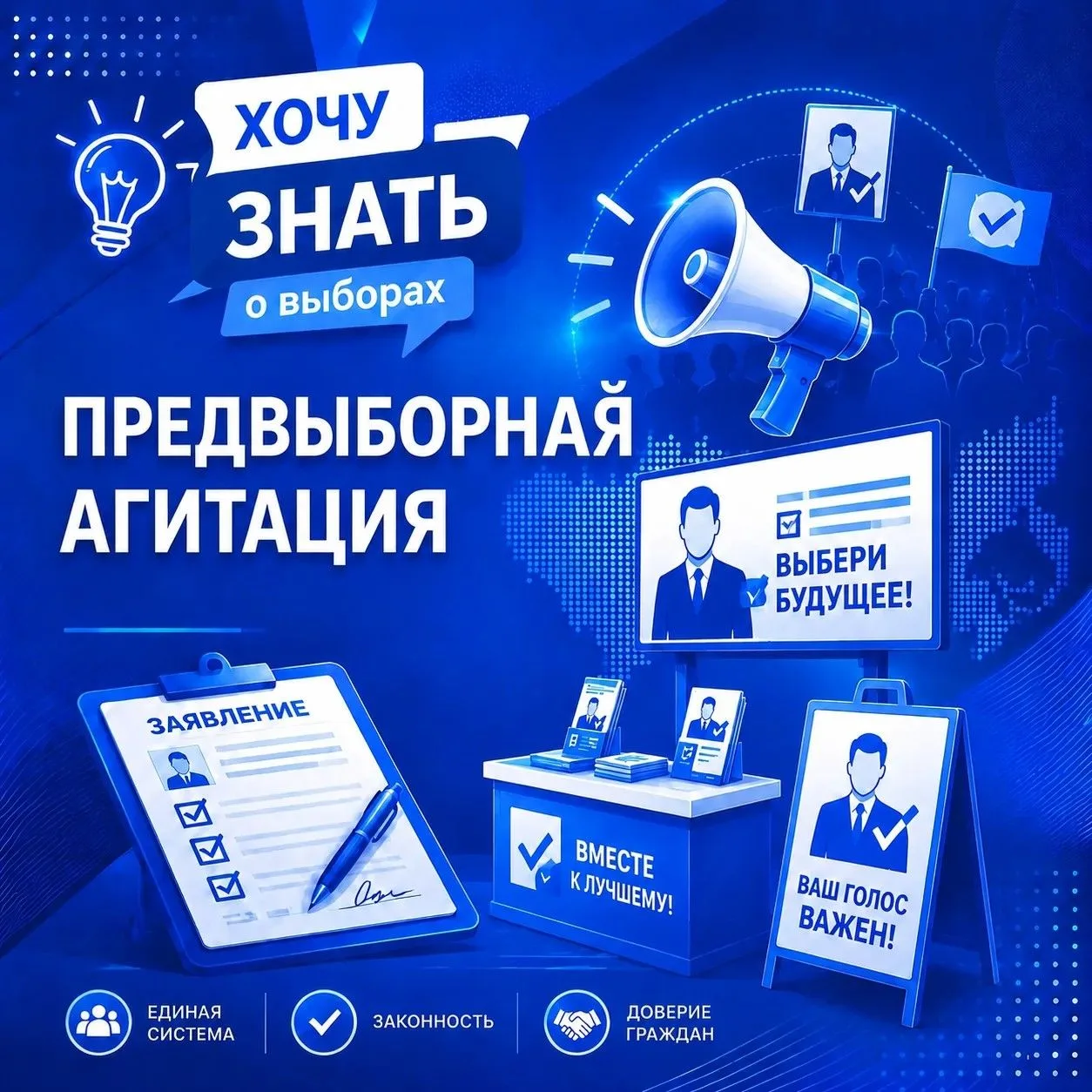 Проверь себя!
 
🧐 Предвыборная агитация, осуществляемая в период избирательных кампаний, - это:

☑️