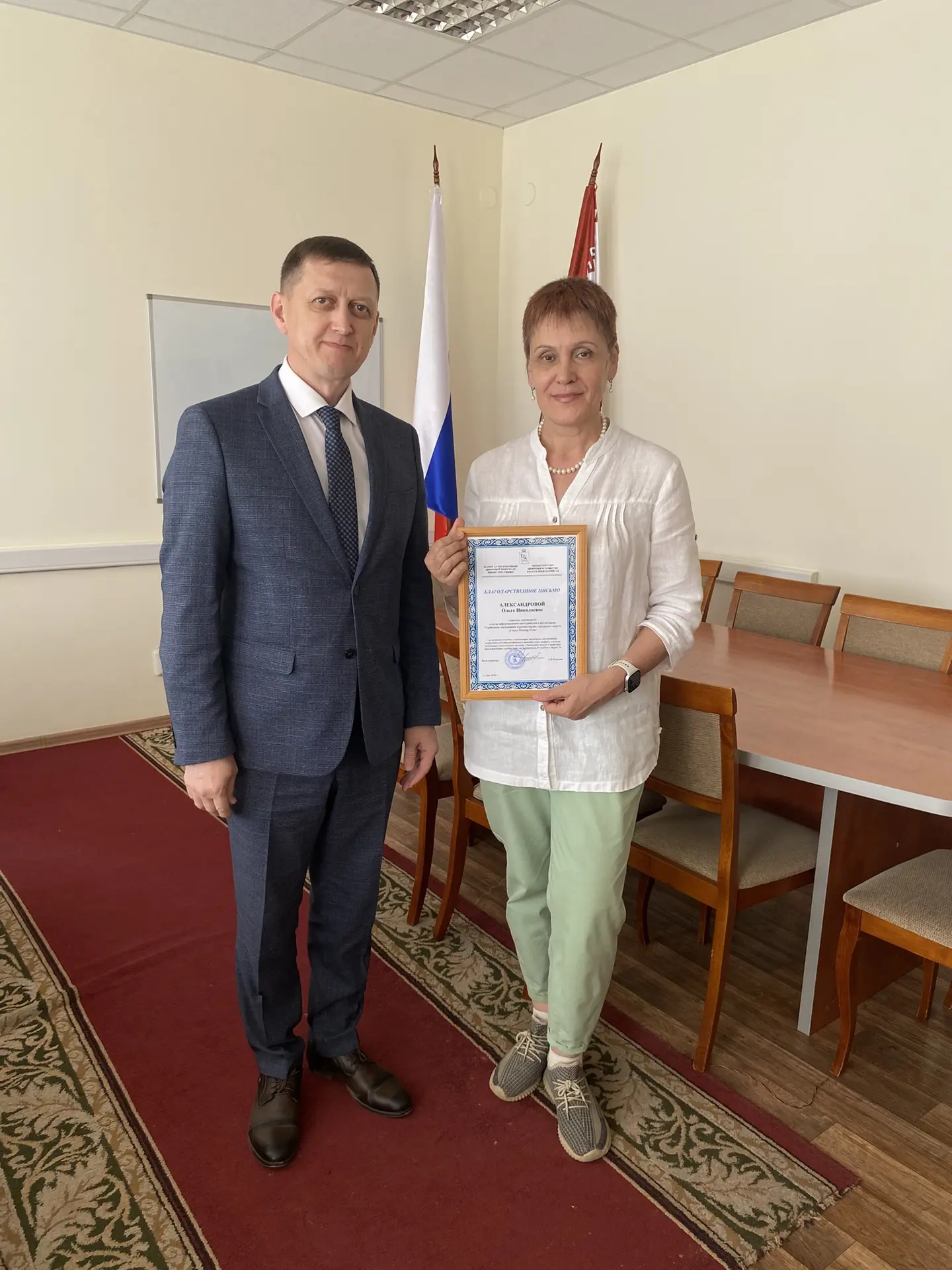 Сегодня Врио министра цифрового развития Республики Марий Эл Анатолий Кадыков  вручил б...