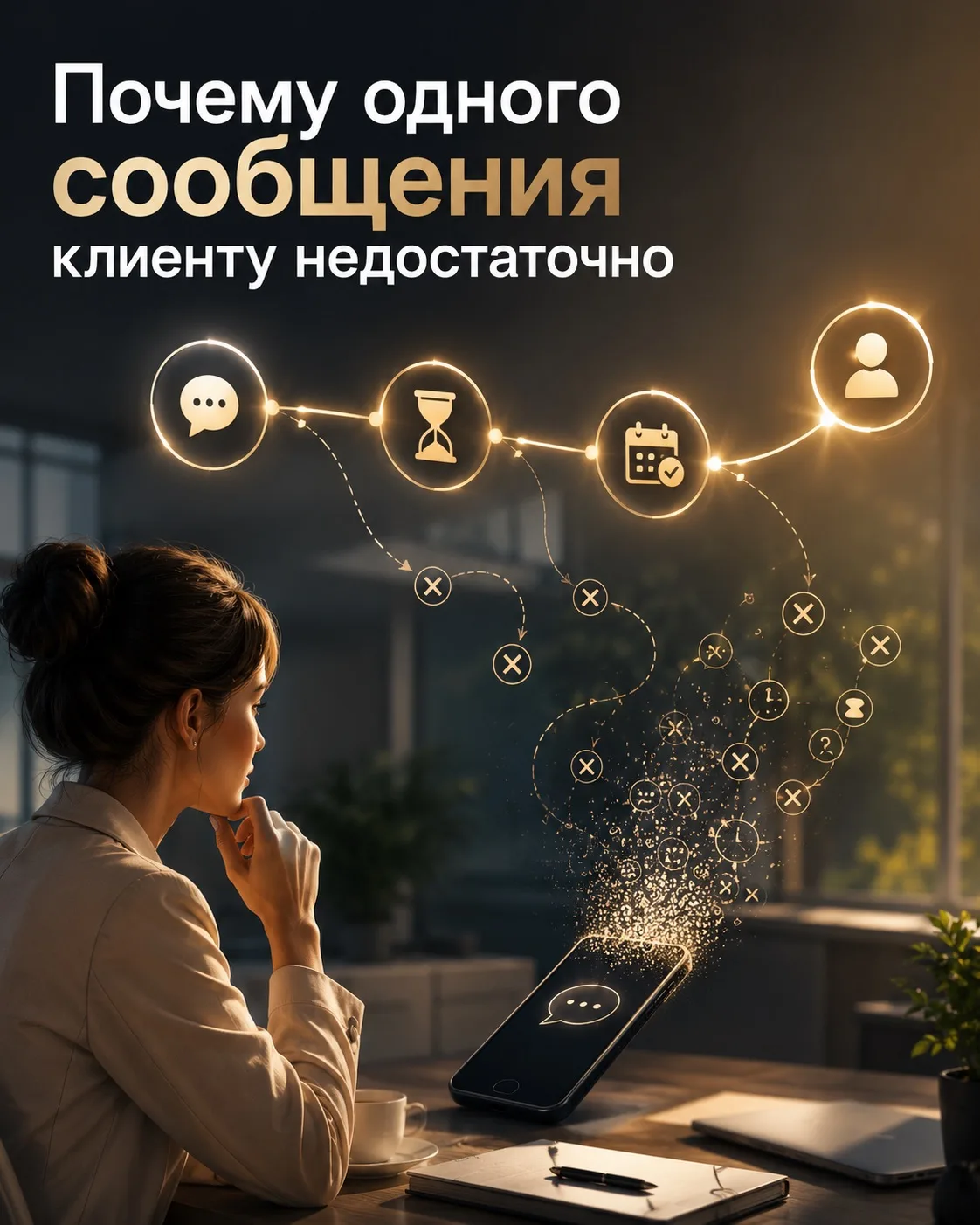 Почему одного сообщения клиенту недостаточно

Одна из самых дорогих ошибок бизнеса — считать, что кл