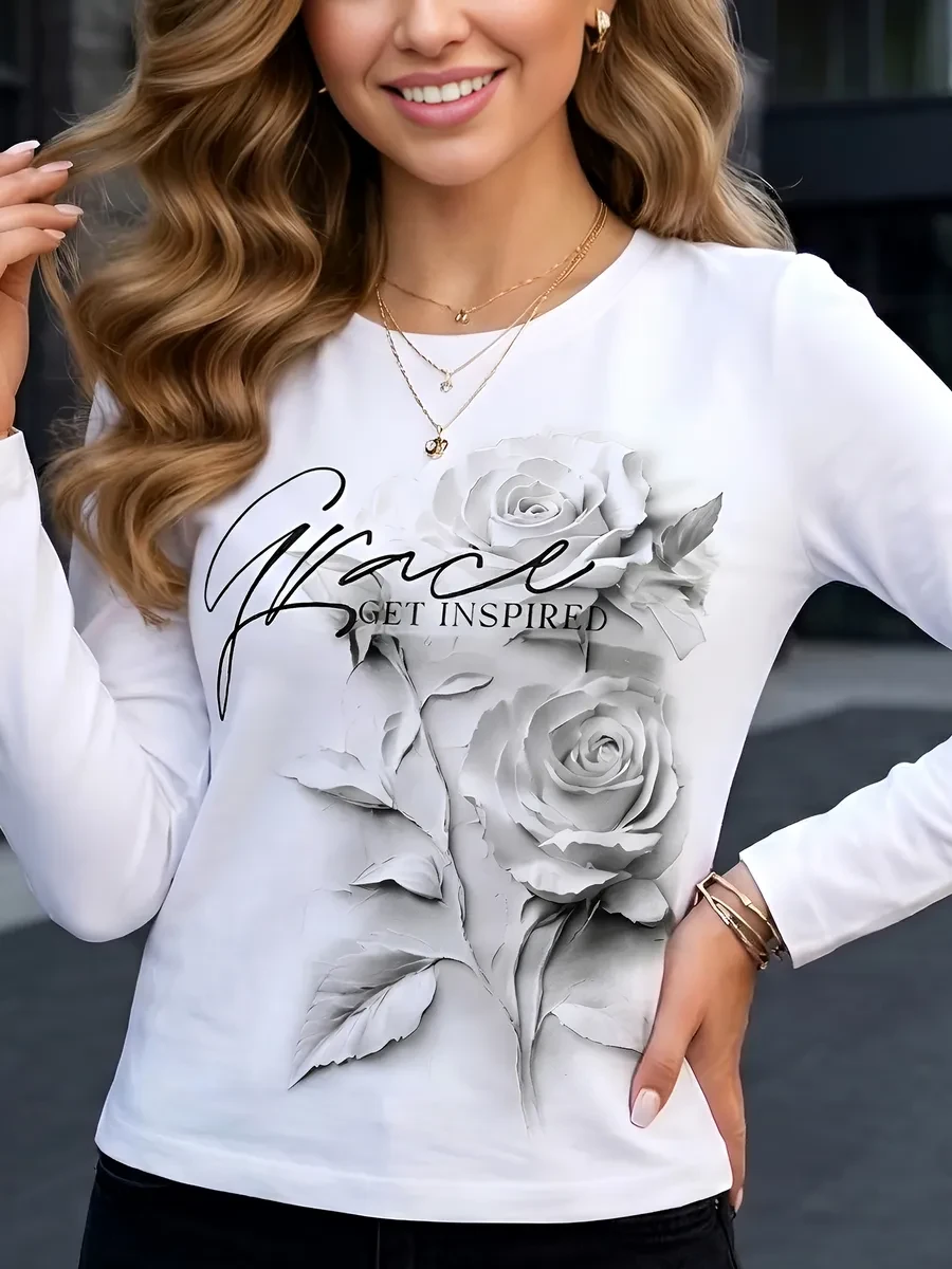 ⚡️ Лонгслив хлопковый оверсайз с принтом, LUXE-BRAND