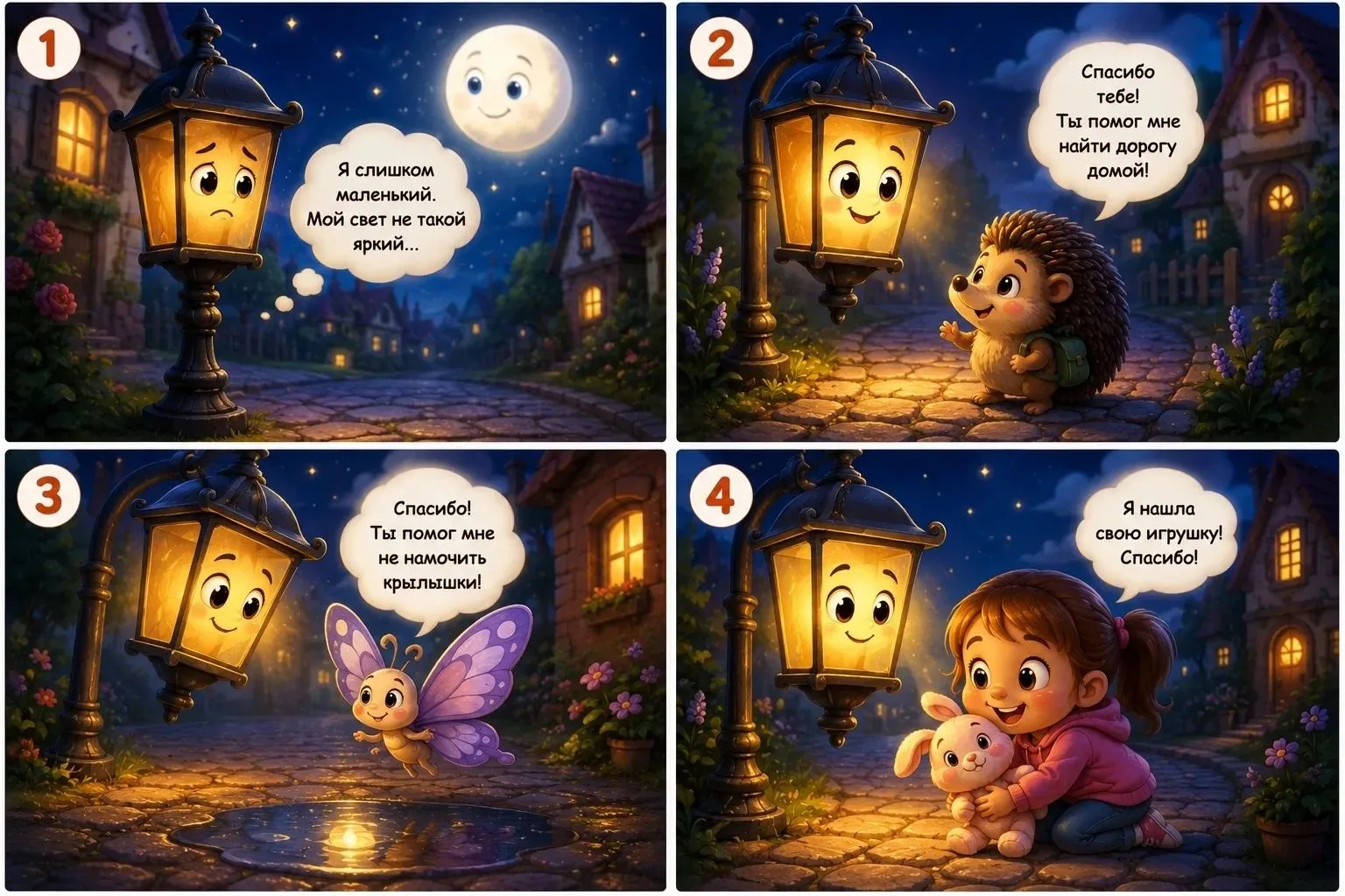 Притча «Фонарик, который светил добротой» 🏮✨