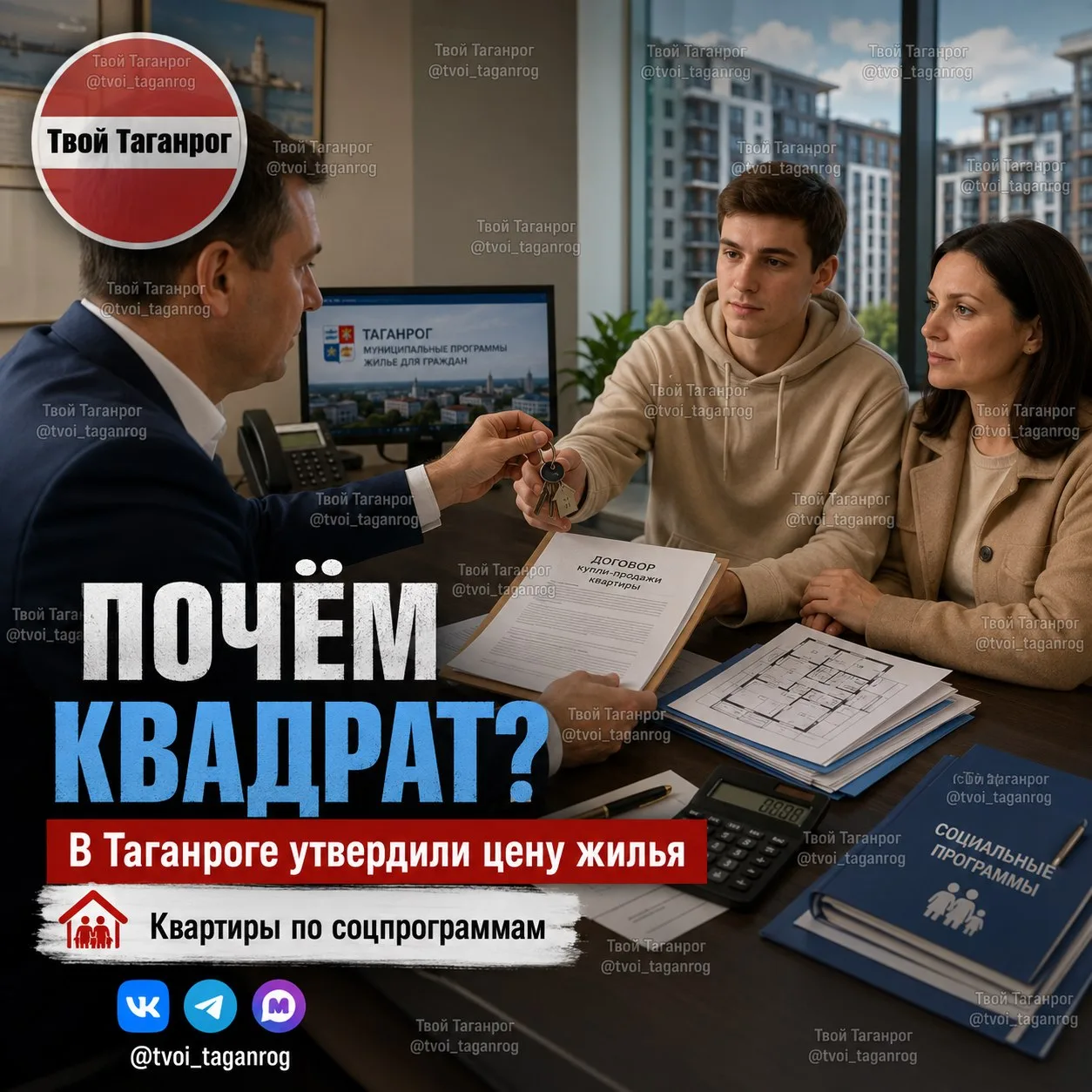 🏠 В Таганроге утвердили новую стоимость «квадрата» жилья

В администрации Таганрога установили норм