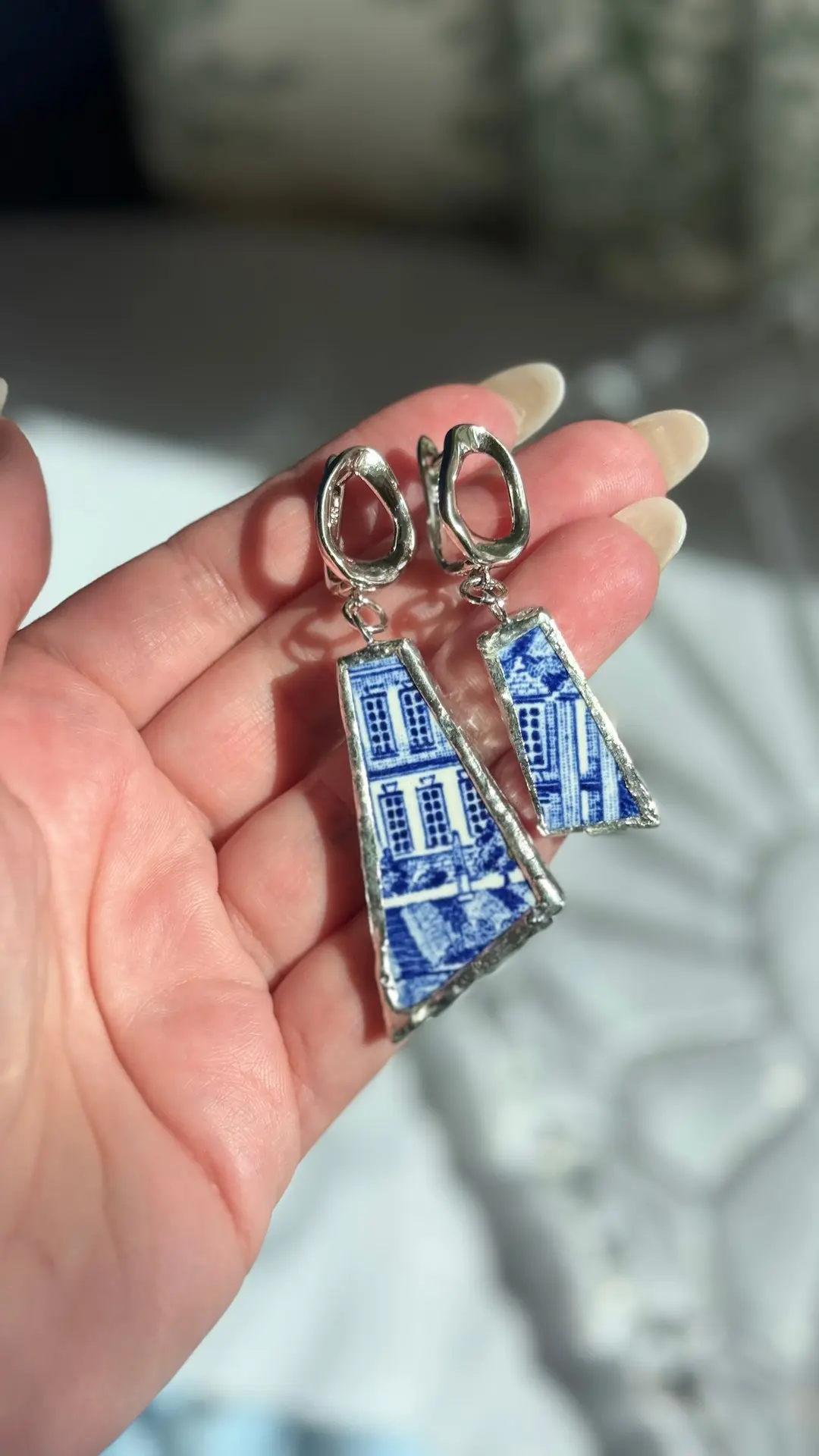 Серьги «Осколки истории»