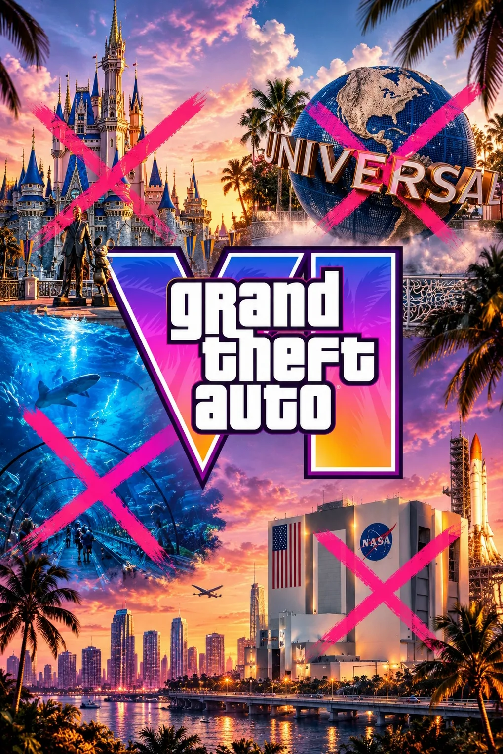 🌴 Disney World и NASA не ждут в GTA 6: Rockstar строит СВОЮ ФЛОРИДУ