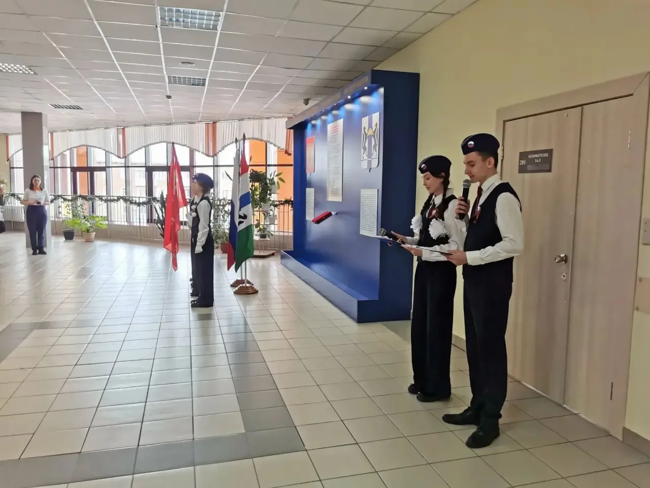 🚩 Часовой у Знамени Победы: память, честь и преемственность поколения.   С 20 по 22 апреля в нашей ш
