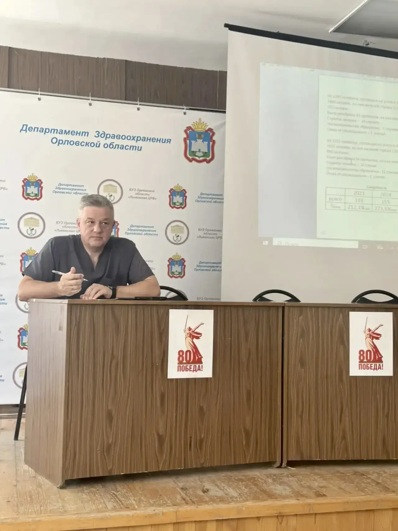 На этой неделе под председательством главного врача Ливенской ЦРБ Вадима Сезина прошел Медицинский С