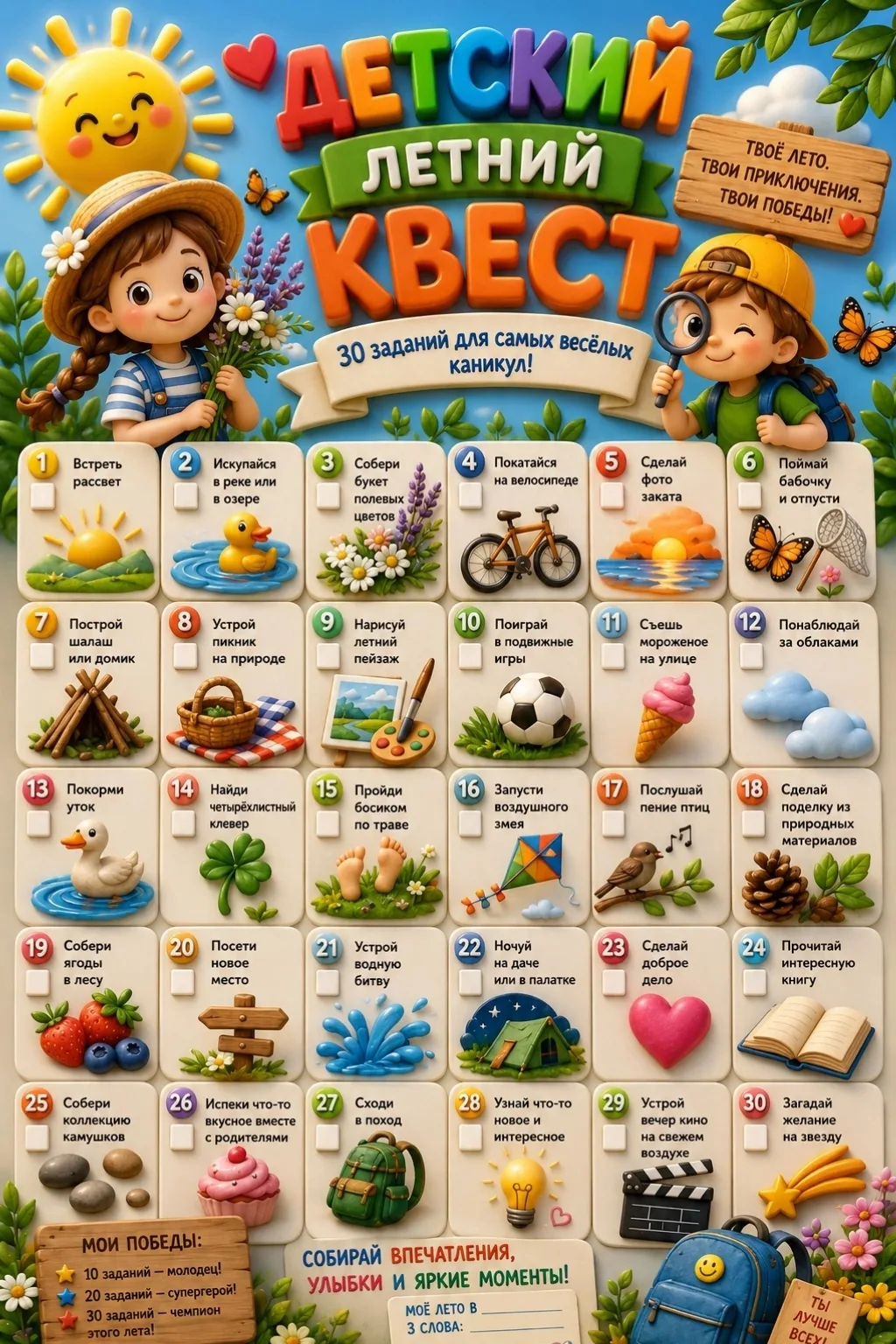 Объявляем летний квест!
