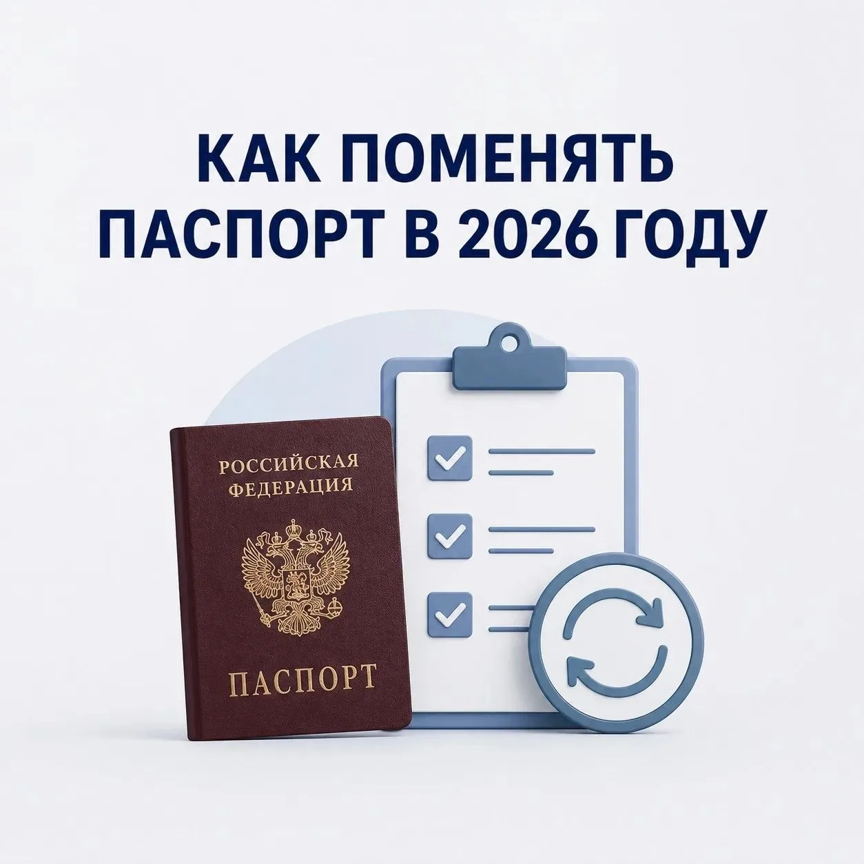⁉️Как поменять паспорт в 2026 году