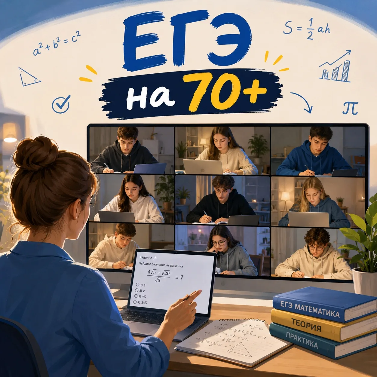 🚀 Реально ли набрать 70+ на ЕГЭ, занимаясь в группе всего 1 раз в неделю?