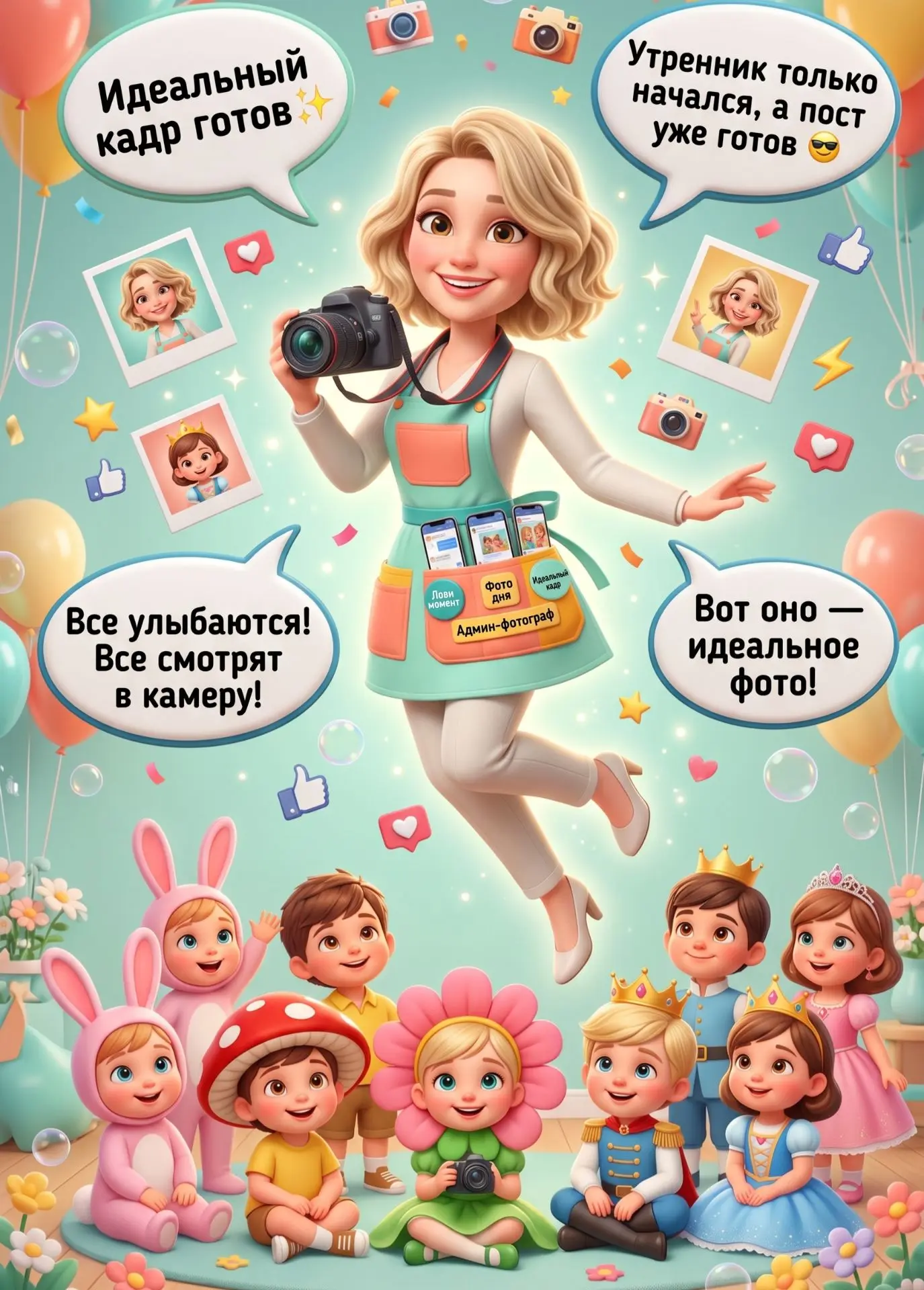 💥 Сегодня — День фотографа!
Кажется, именно так всё и должно происходить… 📸

Идеальный кадр с перв