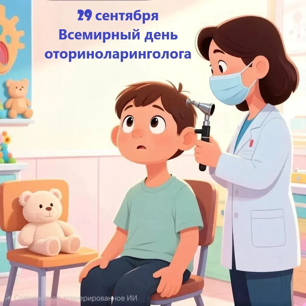 👃 29 сентября — День оториноларинголога (ЛОР-врача)