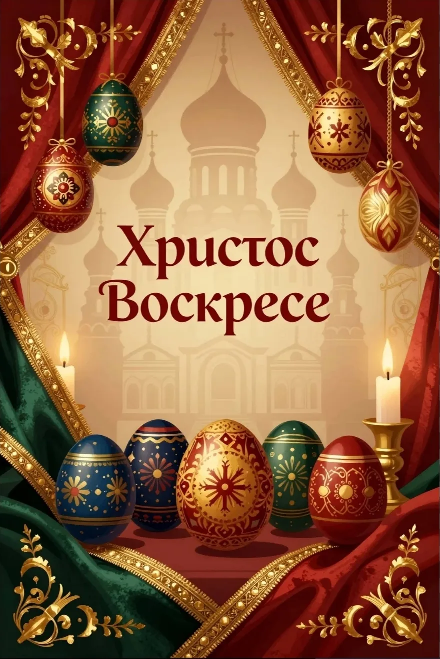 Со Светлым праздником Пасхи! 🙏