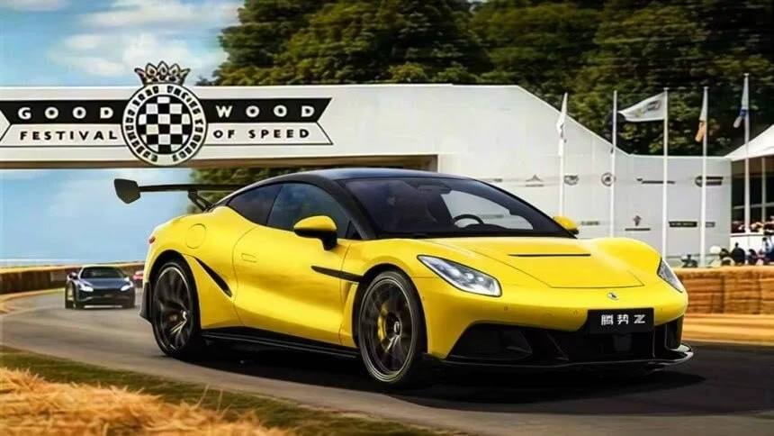 Denza Z Roadster дебютирует на Goodwood: китайский электросуперкар с 1582 л.с. разгоняется до 100 км
