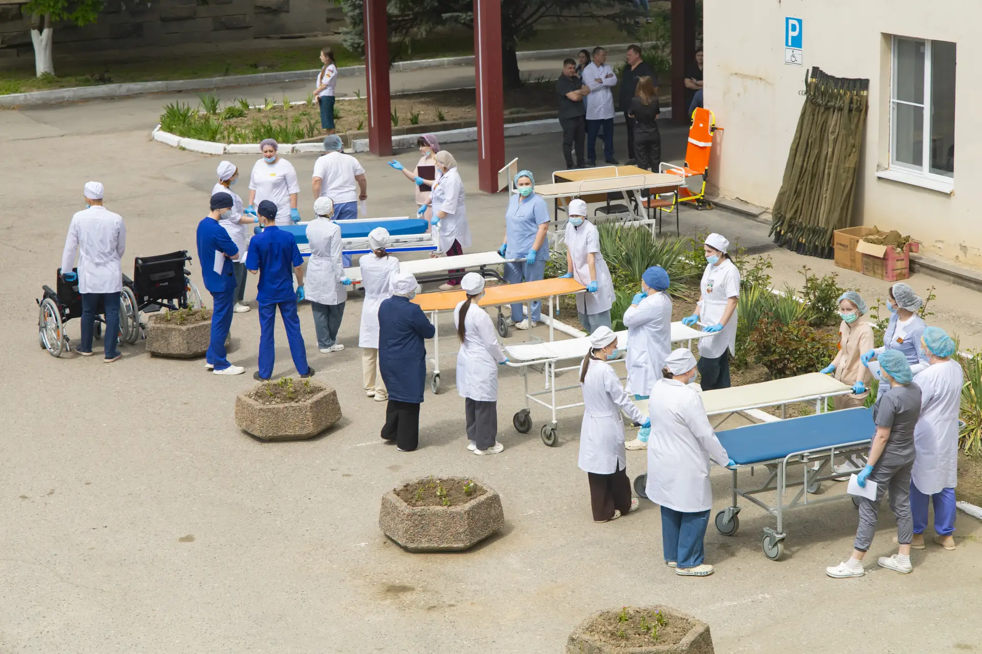 🚑 Успешно проведены тактико‑специальные учения по ликвидации последствий ЧС!