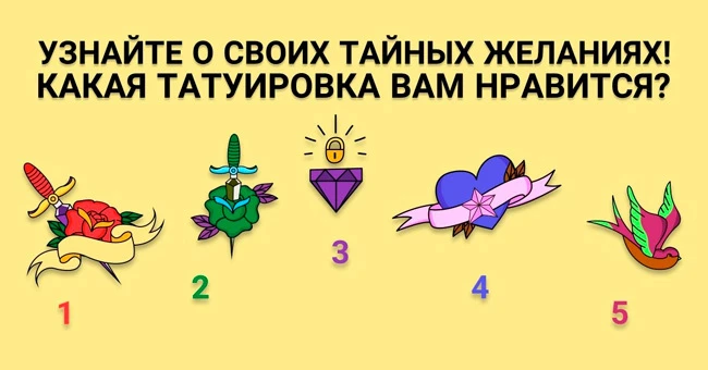 ТЕСТ: Узнайте о своих желаниях, скрытых в глубинах подсознания.