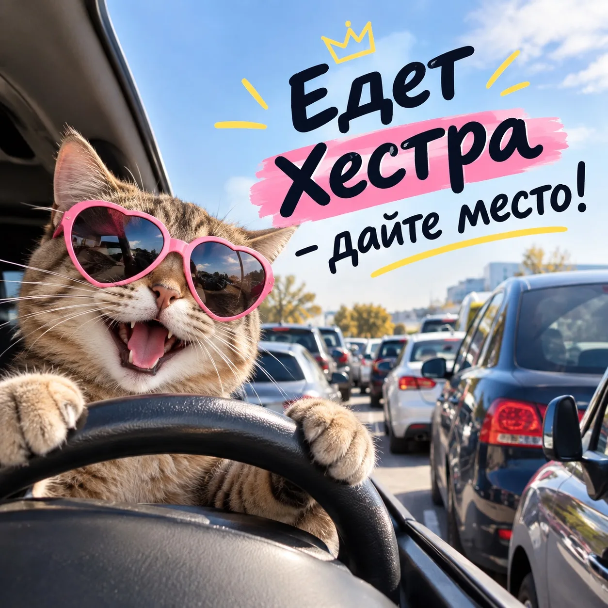 🚗✨ Едет Хестра — дайте место!