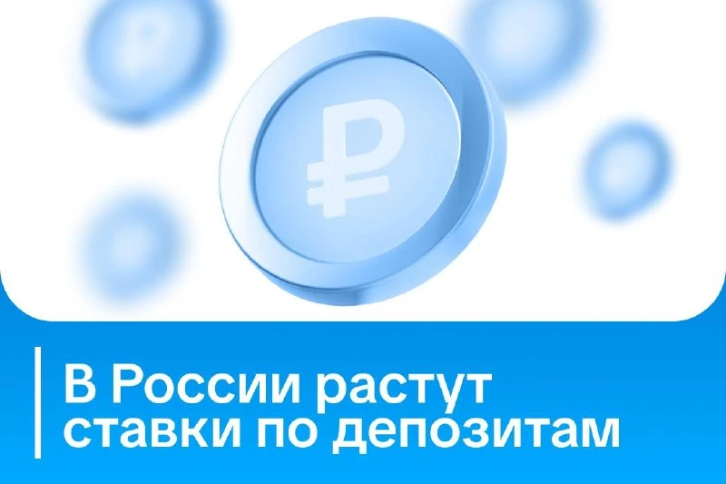 Средняя максимальная ставка по депозитам крупнейших банков продолжает расти двенадцатую...