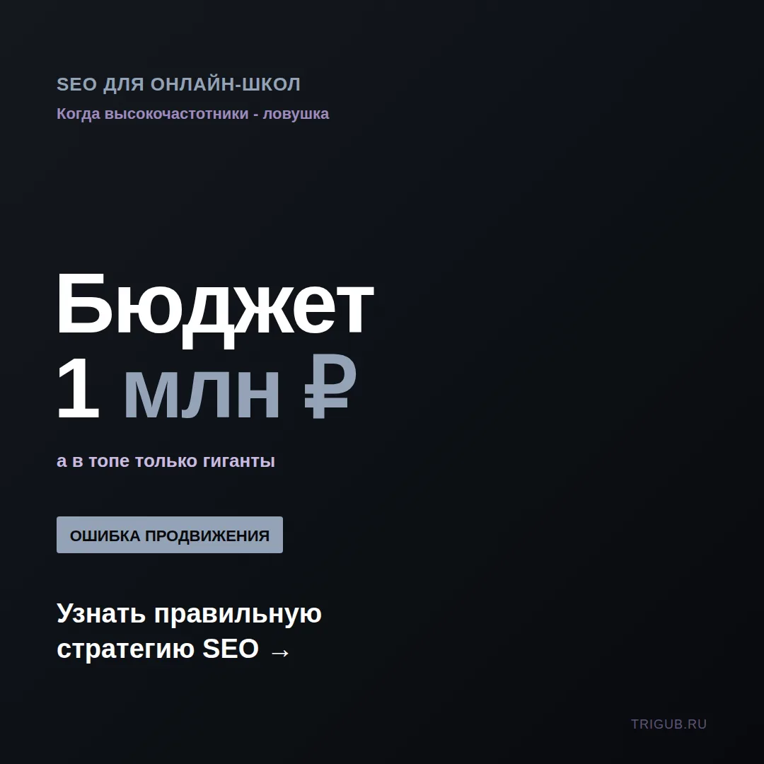 Недавно смотрел проект онлайн-школы по маркетингу. Бюджет на продвижение - под миллион ...