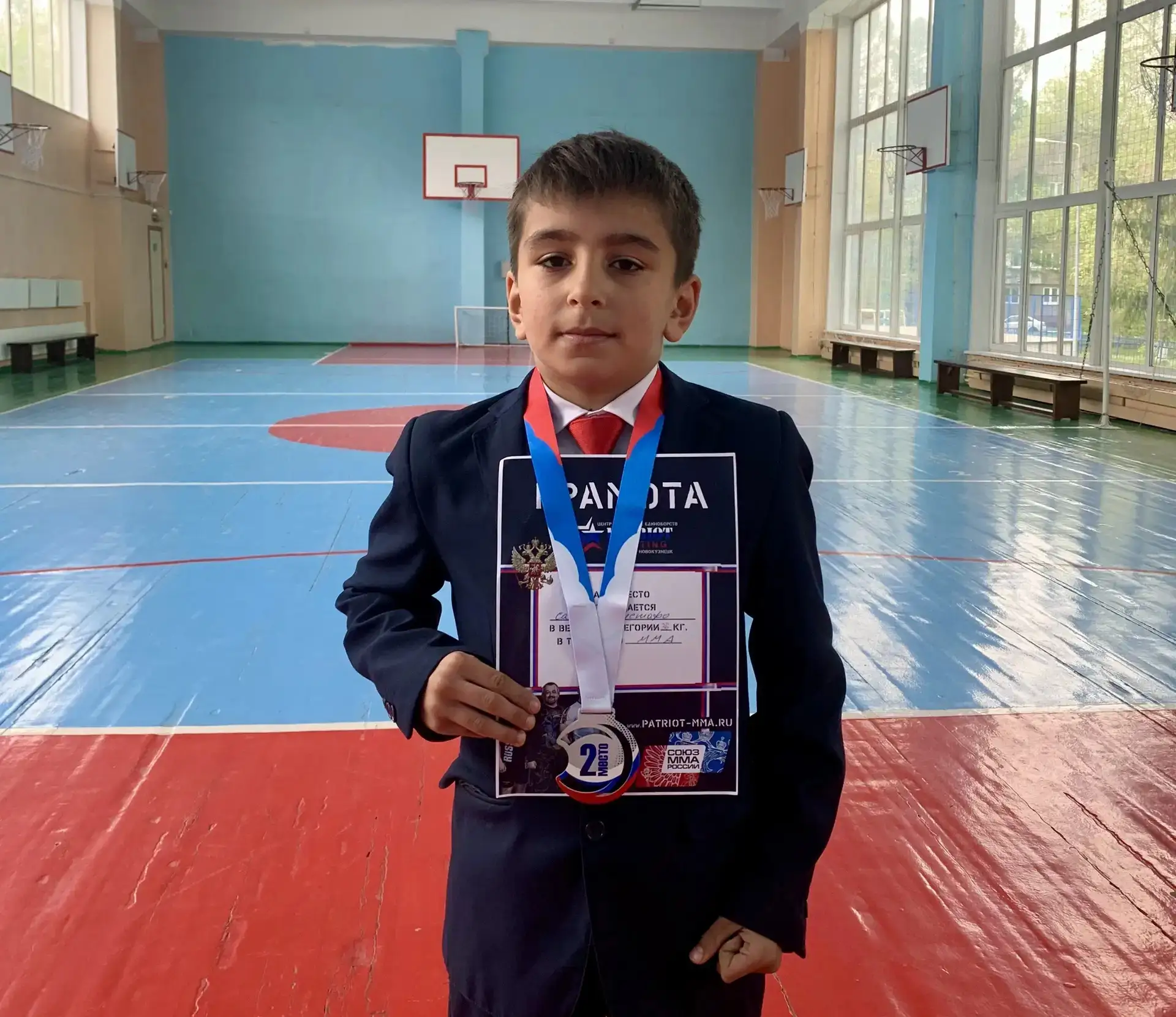 🥊Поздравляем Саидова Мустафо за 🥈 место по ММА. Весовая категория 36 кг💪
