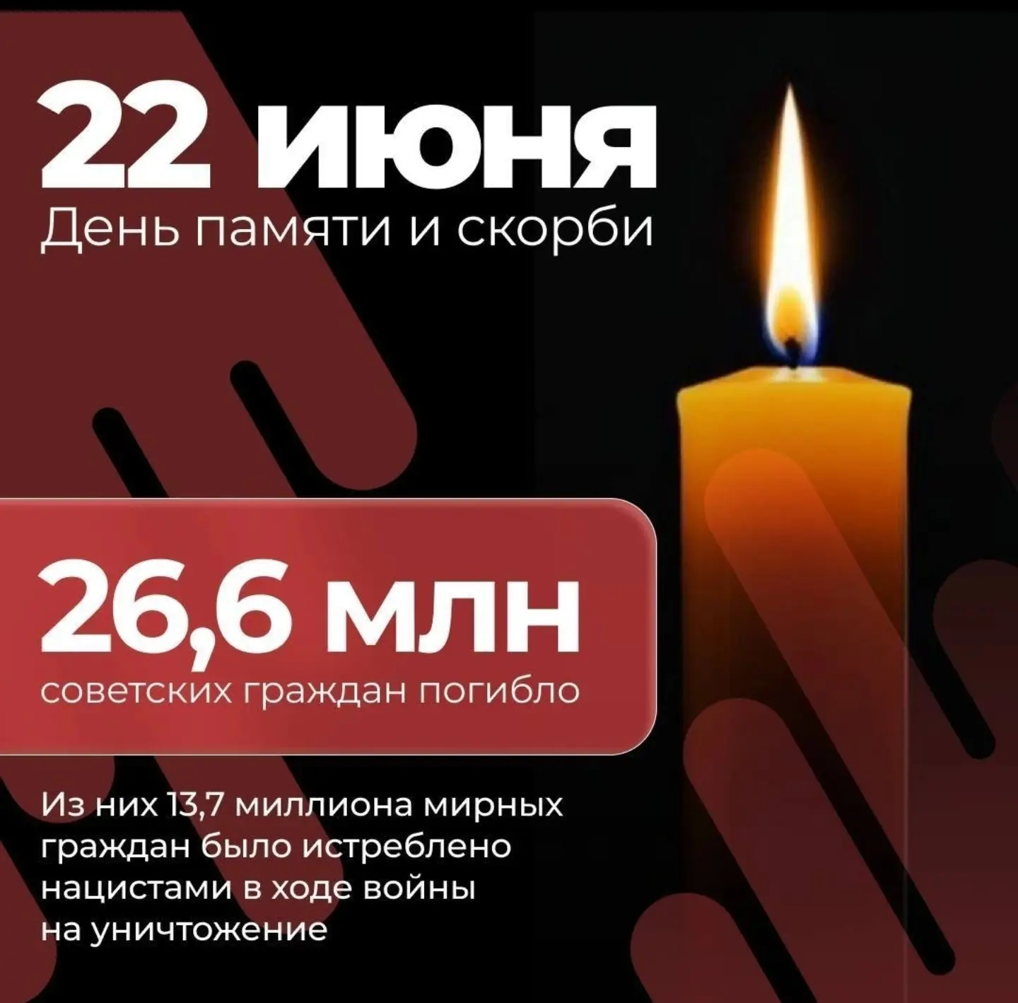 День памяти и скорби.🕯
В этот день, ровно 85 лет назад, нацистская Германия без объявления войны на
