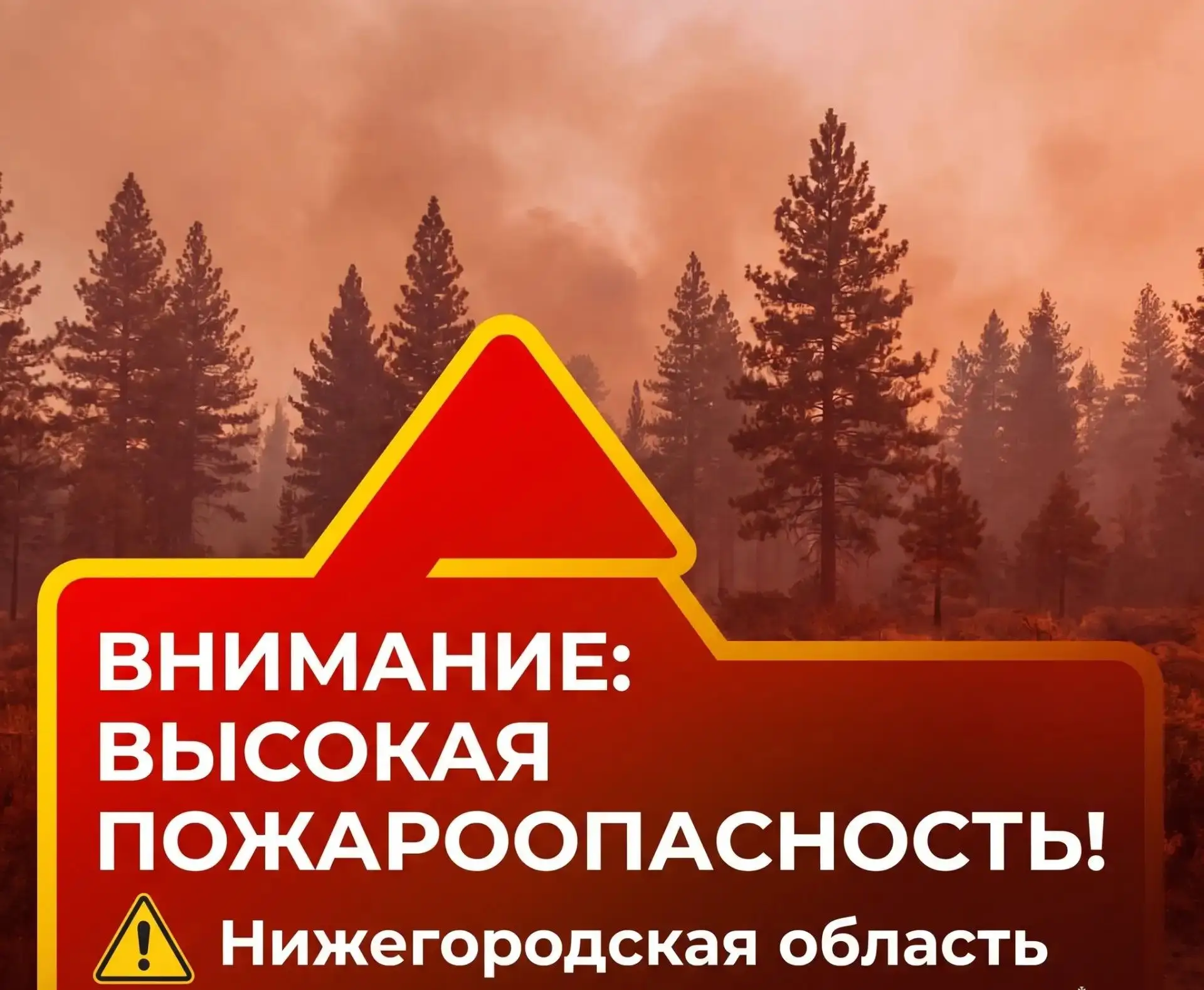 ⚠️ ВНИМАНИЕ: ВЫСОКАЯ ПОЖАРООПАСНОСТЬ! ⚠️

С 17 по 22 июня местами по Нижегородской области сохраняет
