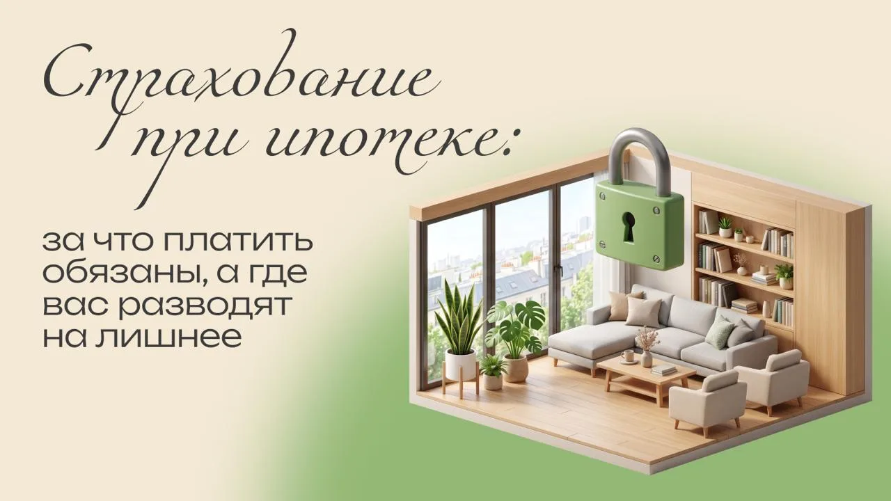 Страхование при ипотеке: за что платить обязаны, а где вас разводят на лишнее 🤔

Когда банк одобряе