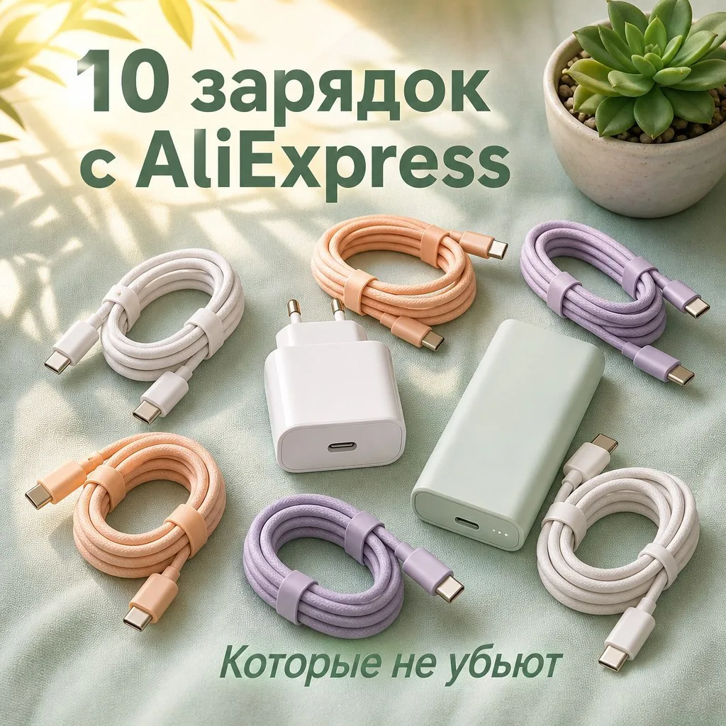 Кабель на 100 Вт за 157 рублей, и нет, он не спалит телефон. Я набрал на AliExpress зар...