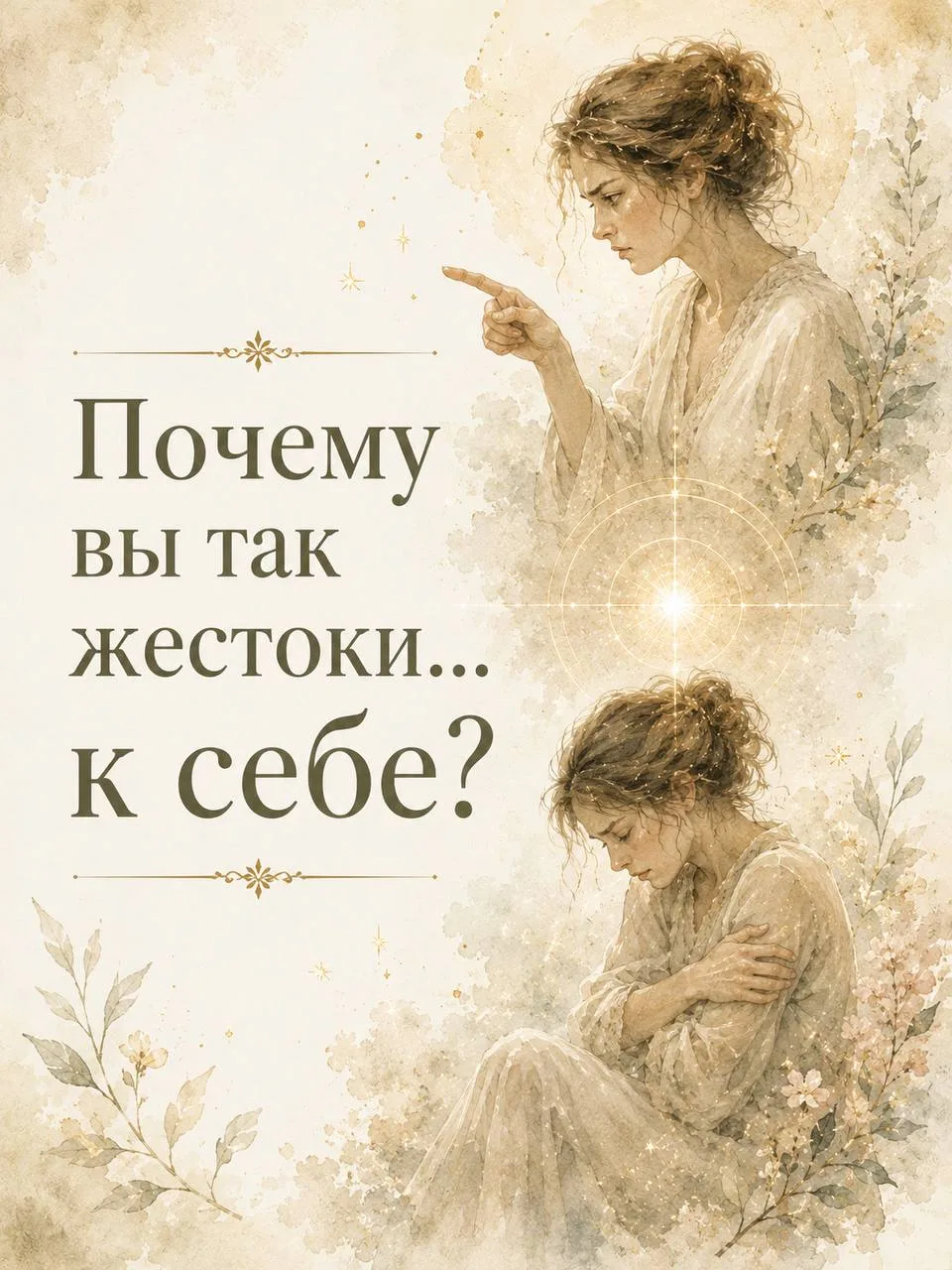 Почему вы так жестоки к себе❓